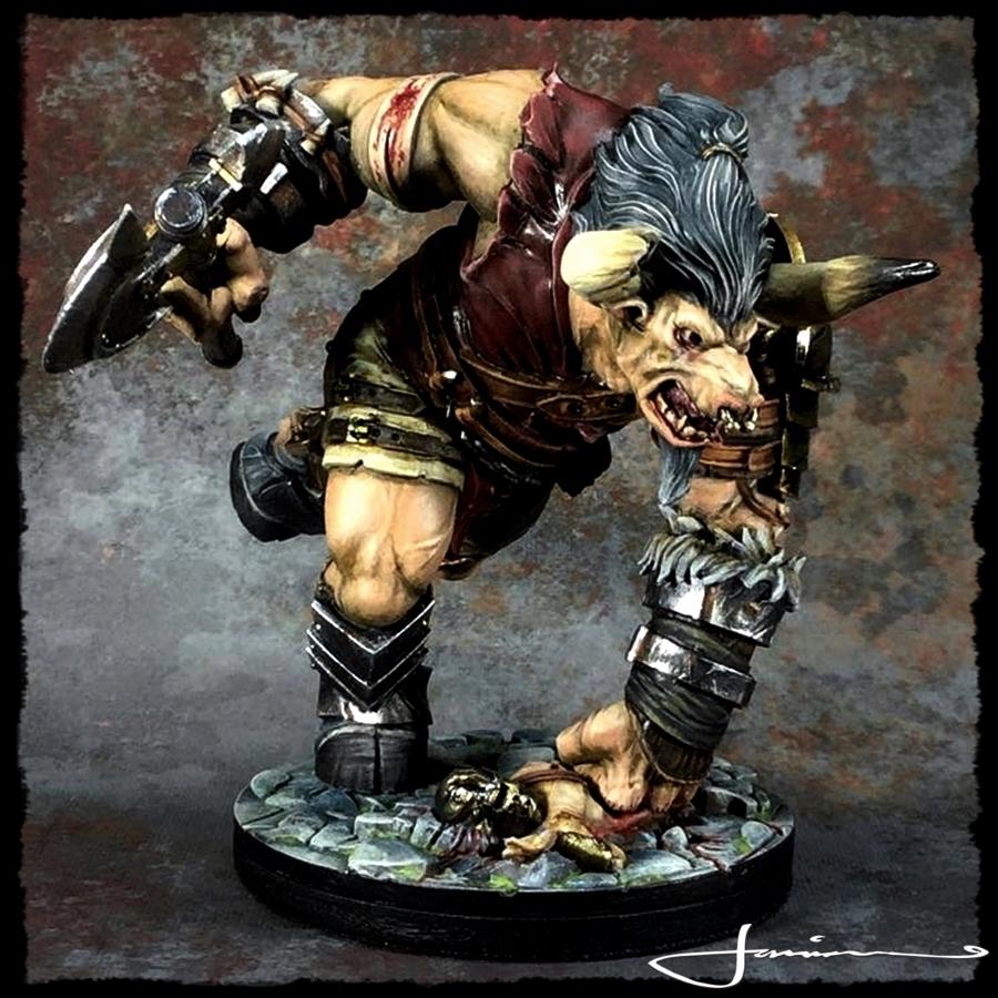54mm, Judgement, Minotaur, Moba