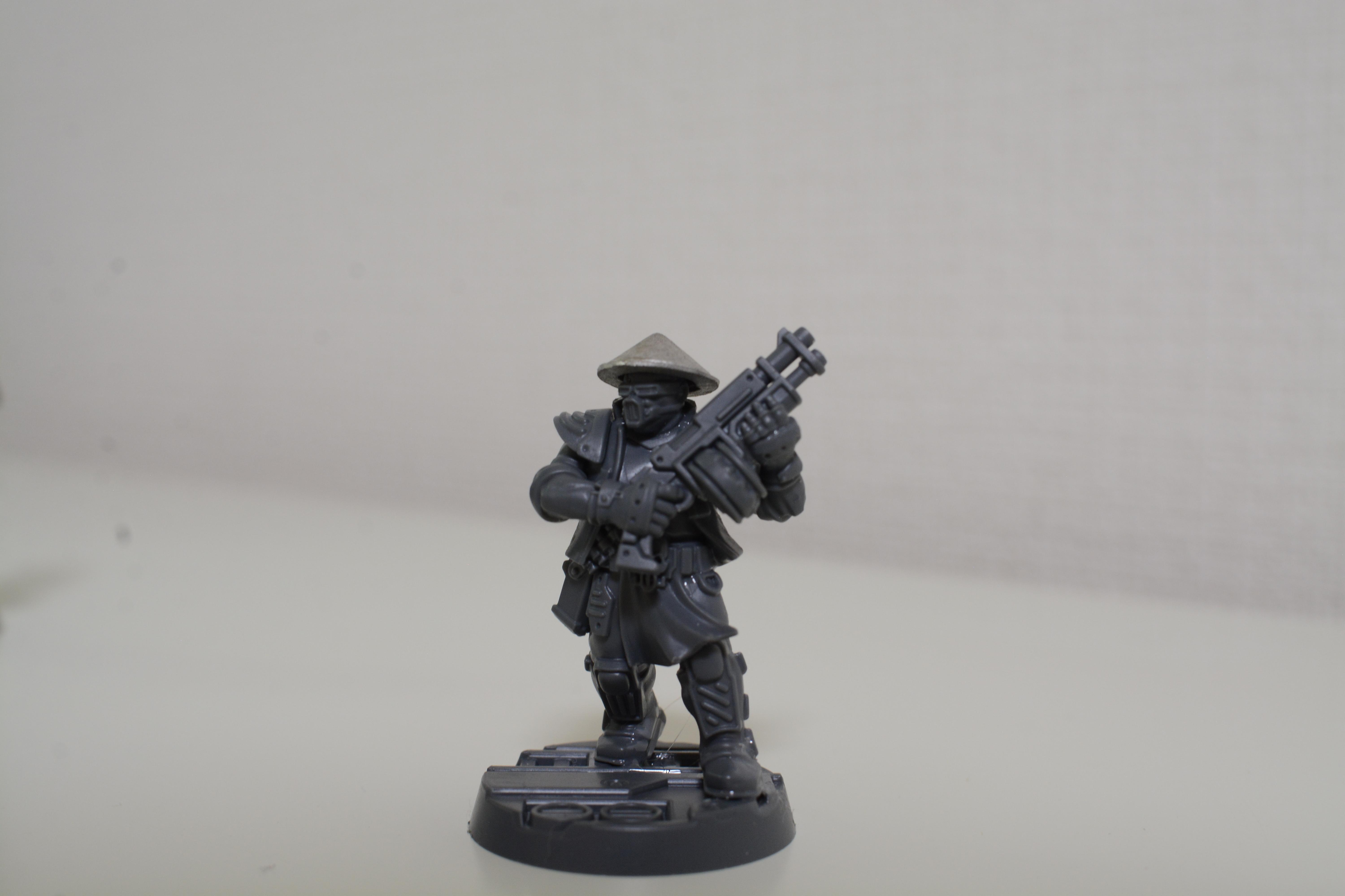 Bushido, Conversion, Cyberpunk, Edo, Feudal, Grimdark, Japanese, Katana, Metal, Necromunda, Resin, Samurai, Sengoku, Warhammer 40,000