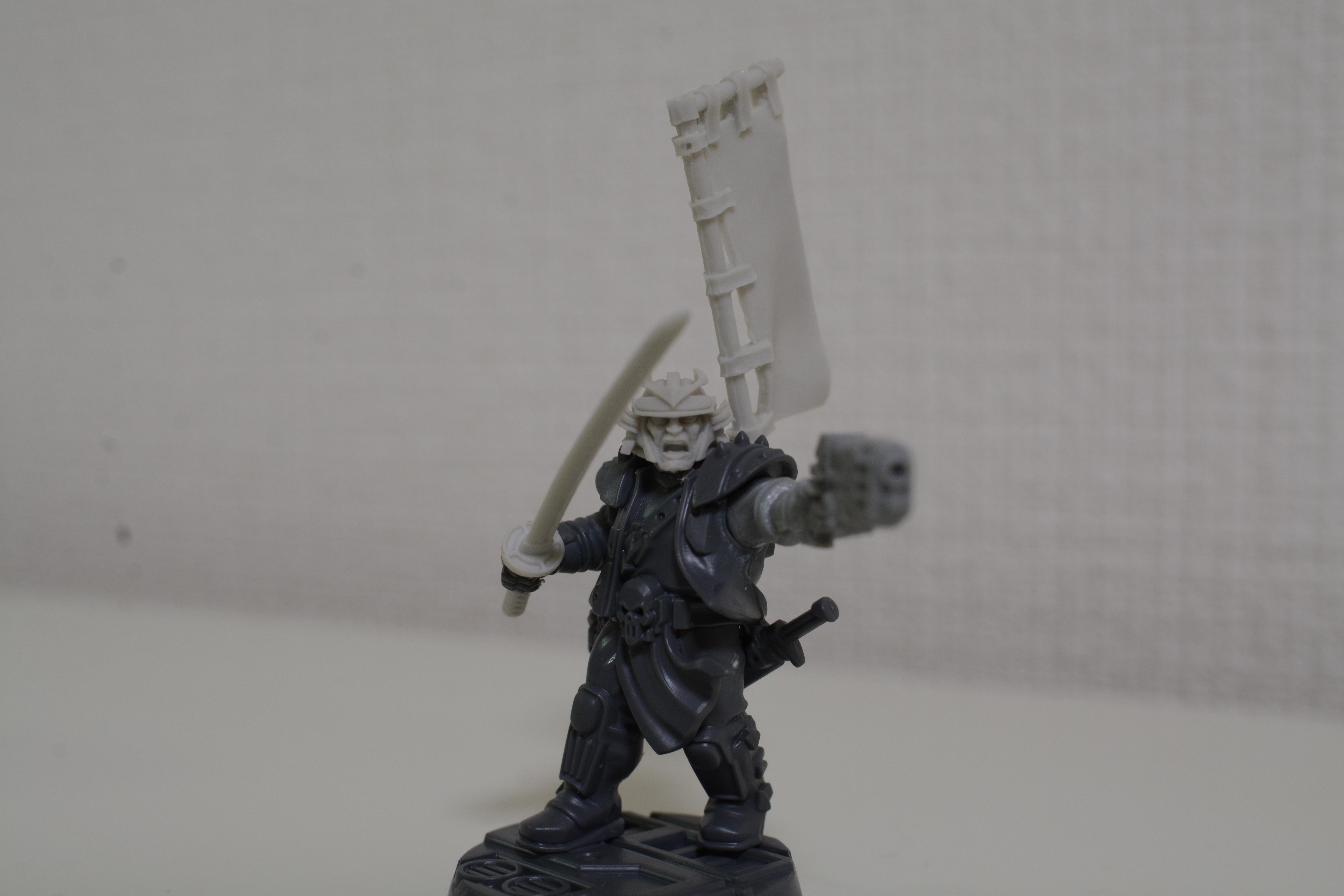 Bushido, Conversion, Cyberpunk, Edo, Feudal, Grimdark, Japanese, Katana, Metal, Necromunda, Resin, Samurai, Sengoku, Warhammer 40,000