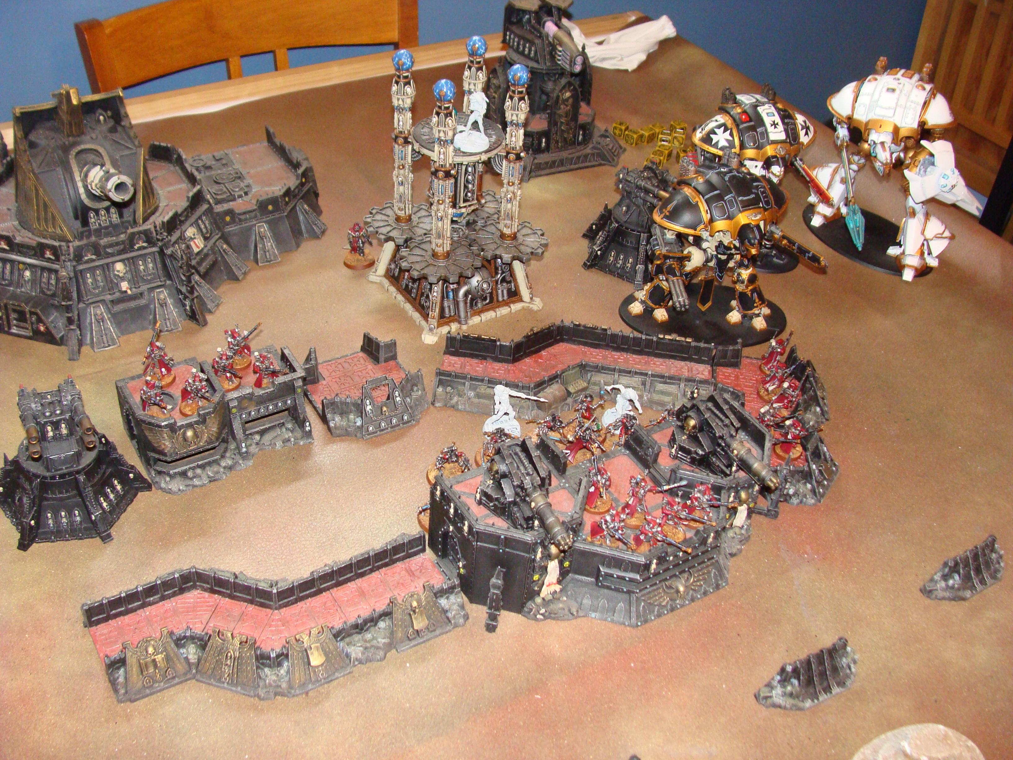 Admech, Battle Report, Imperial Knight, Mechanicum, Orks