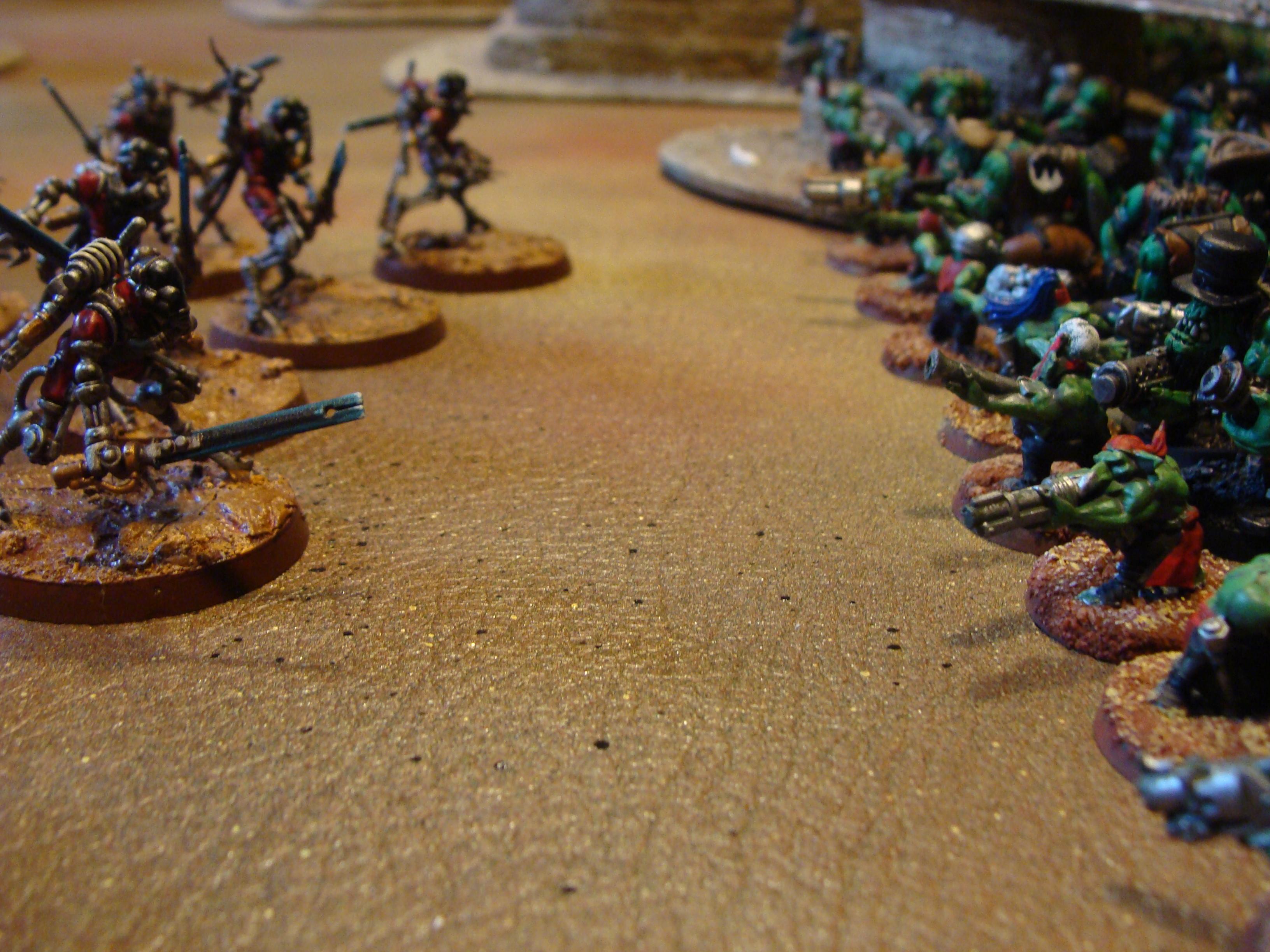 Admech, Battle Report, Imperial Knight, Mechanicum, Orks