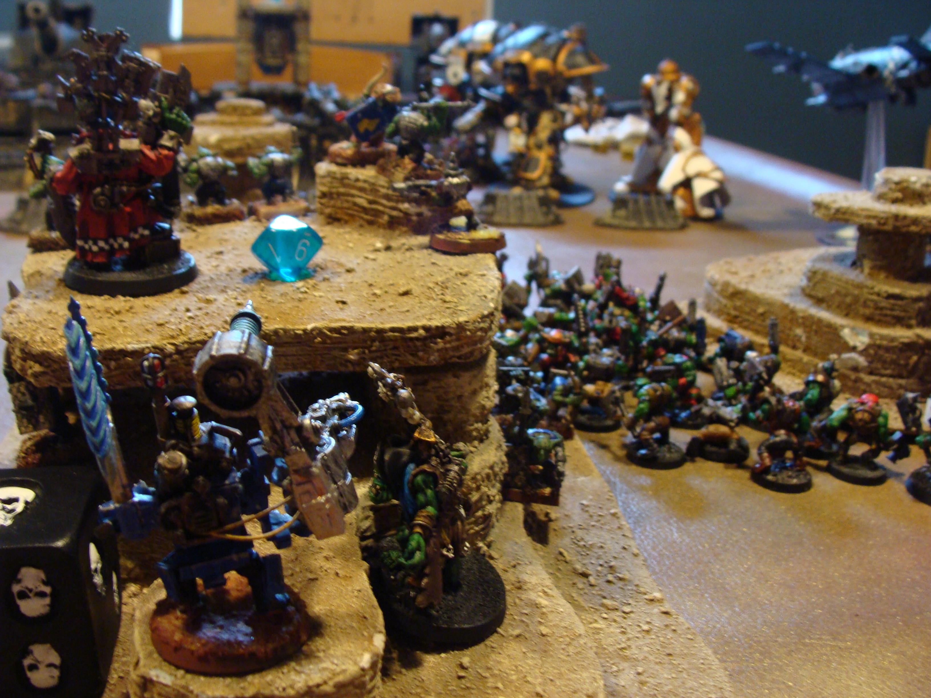 Admech, Battle Report, Imperial Knight, Mechanicum, Orks