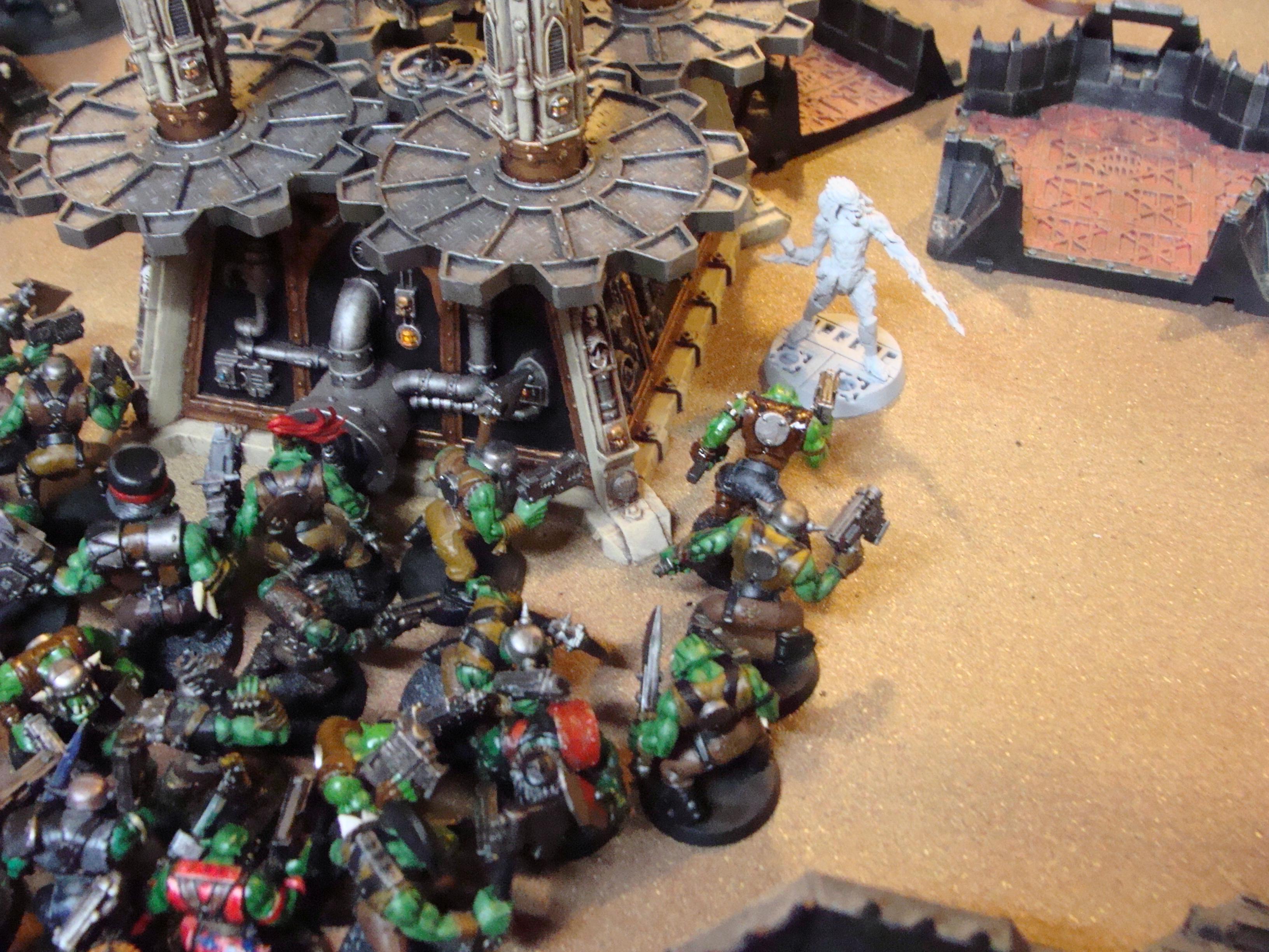 Admech, Battle Report, Imperial Knight, Mechanicum, Orks