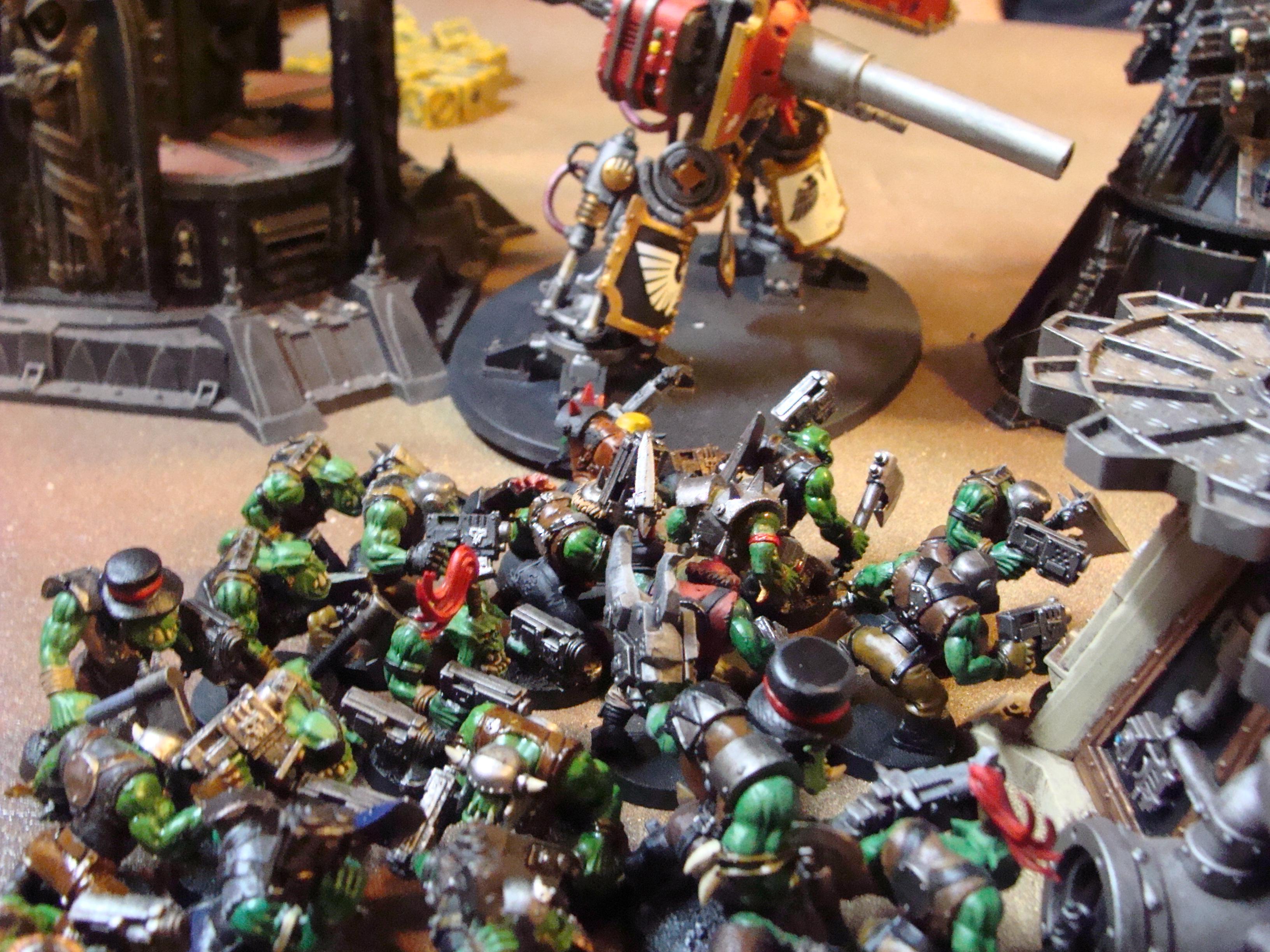 Admech, Battle Report, Imperial Knight, Mechanicum, Orks