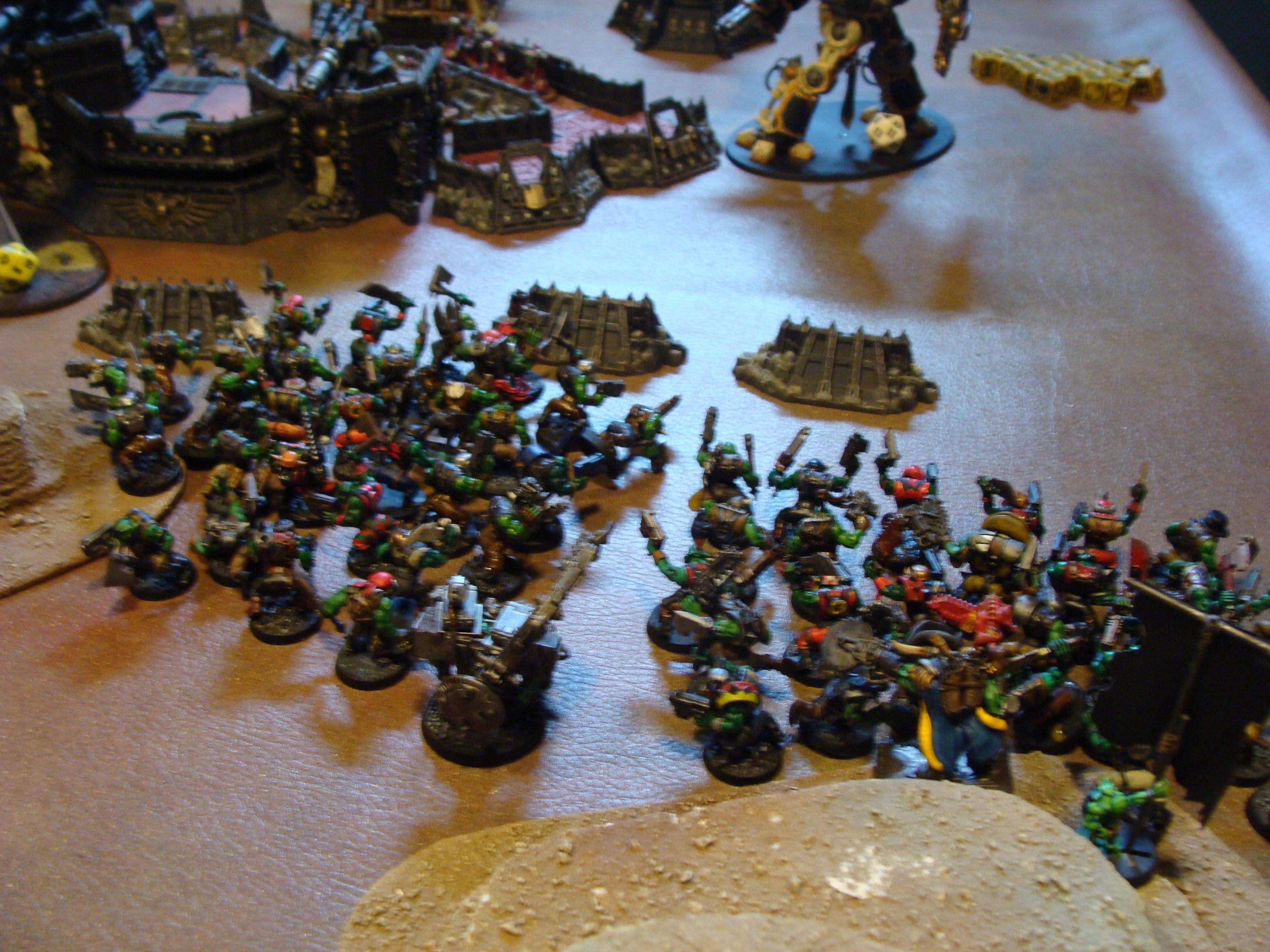 Admech, Battle Report, Imperial Knight, Mechanicum, Orks