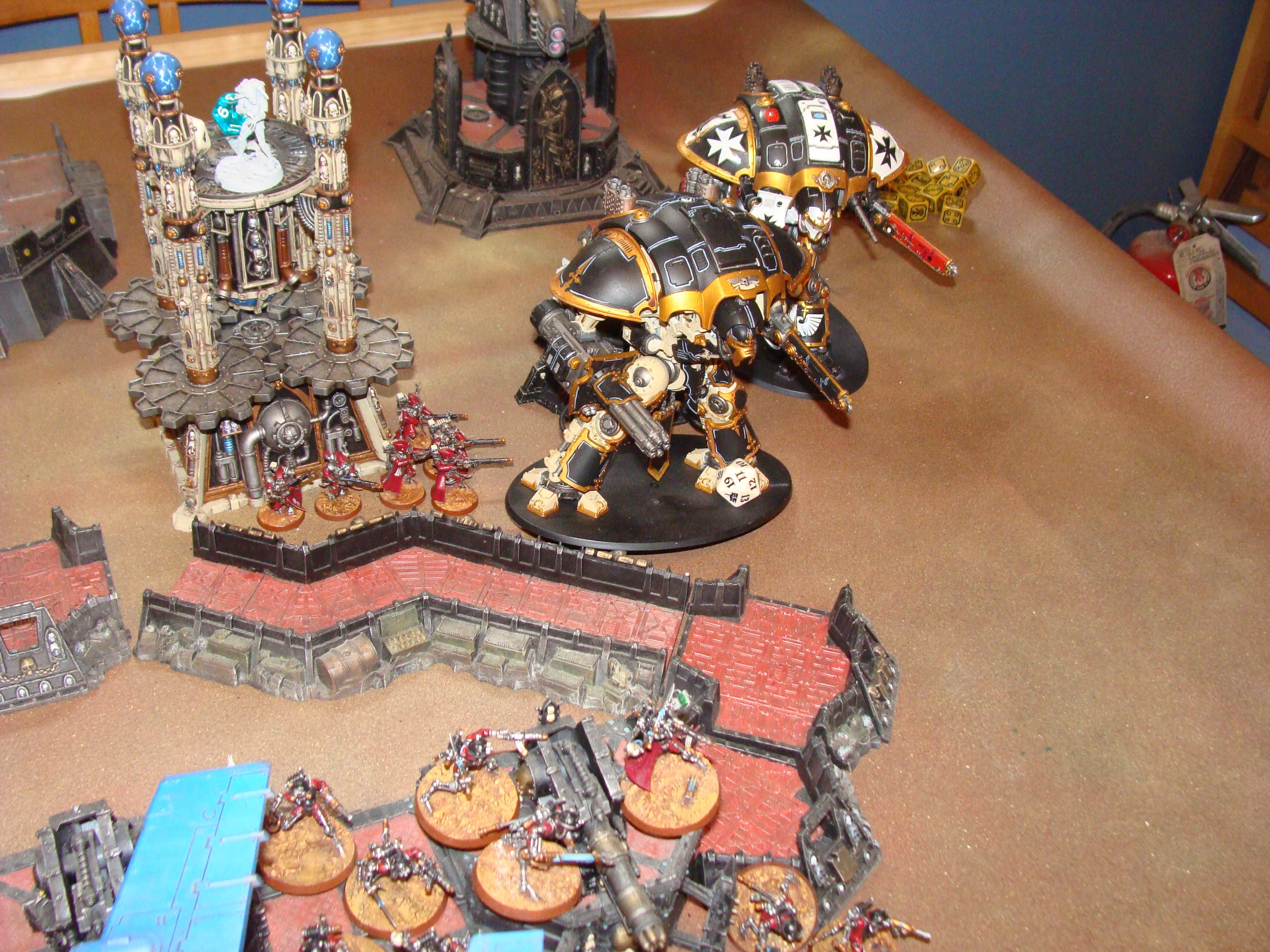 Admech, Battle Report, Imperial Knight, Mechanicum, Orks