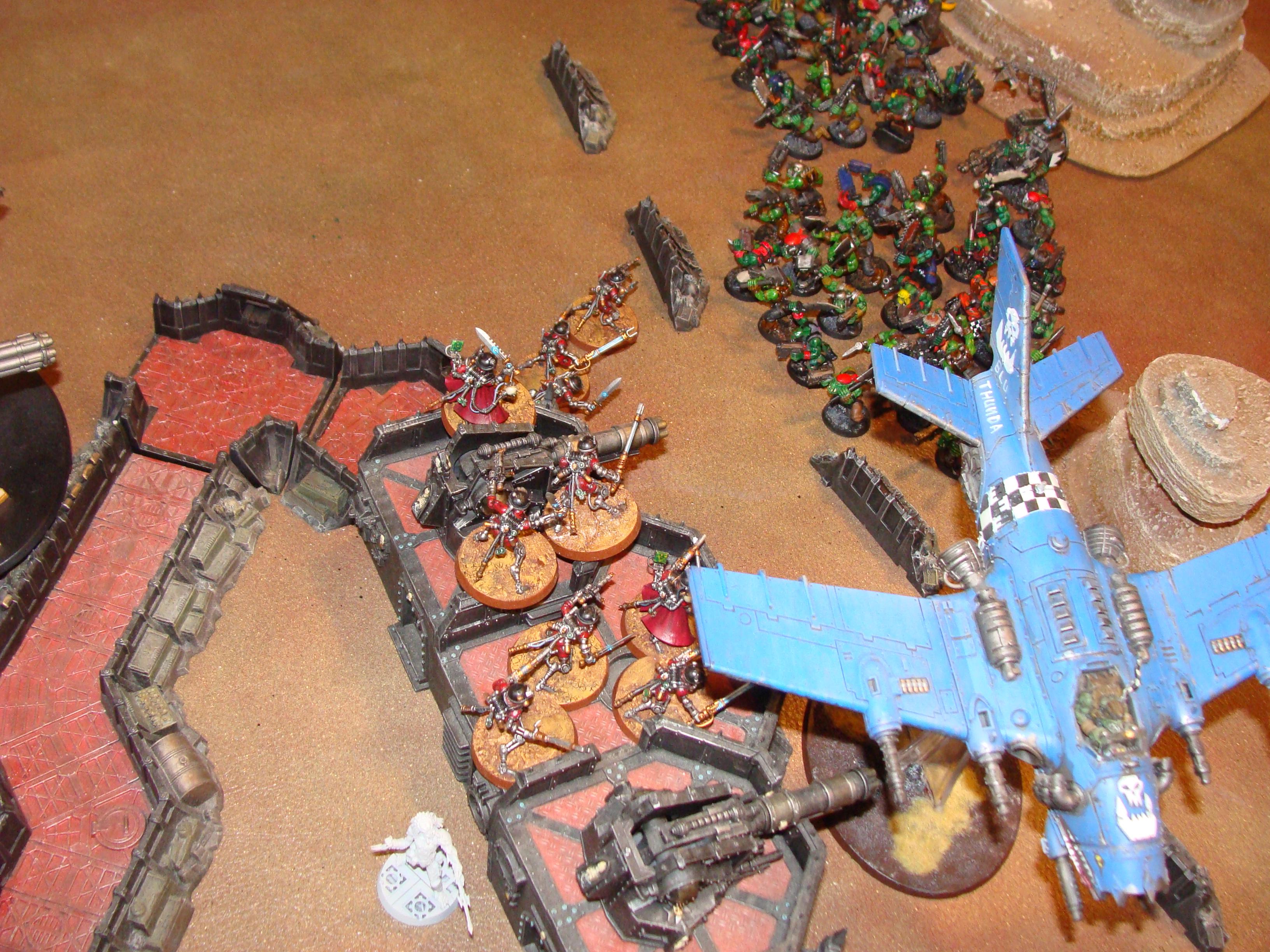 Admech, Battle Report, Imperial Knight, Mechanicum, Orks