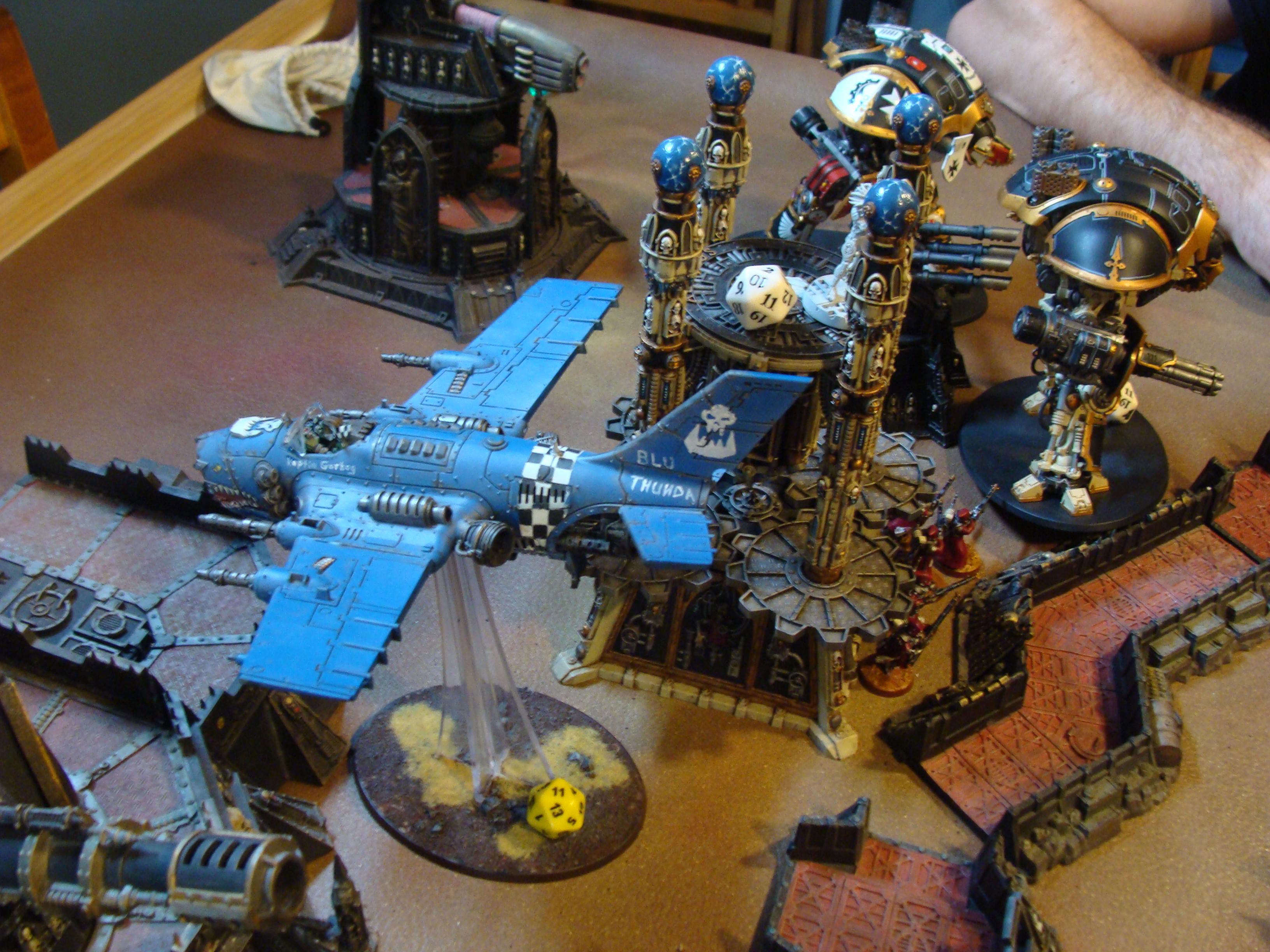 Admech, Battle Report, Imperial Knight, Mechanicum, Orks