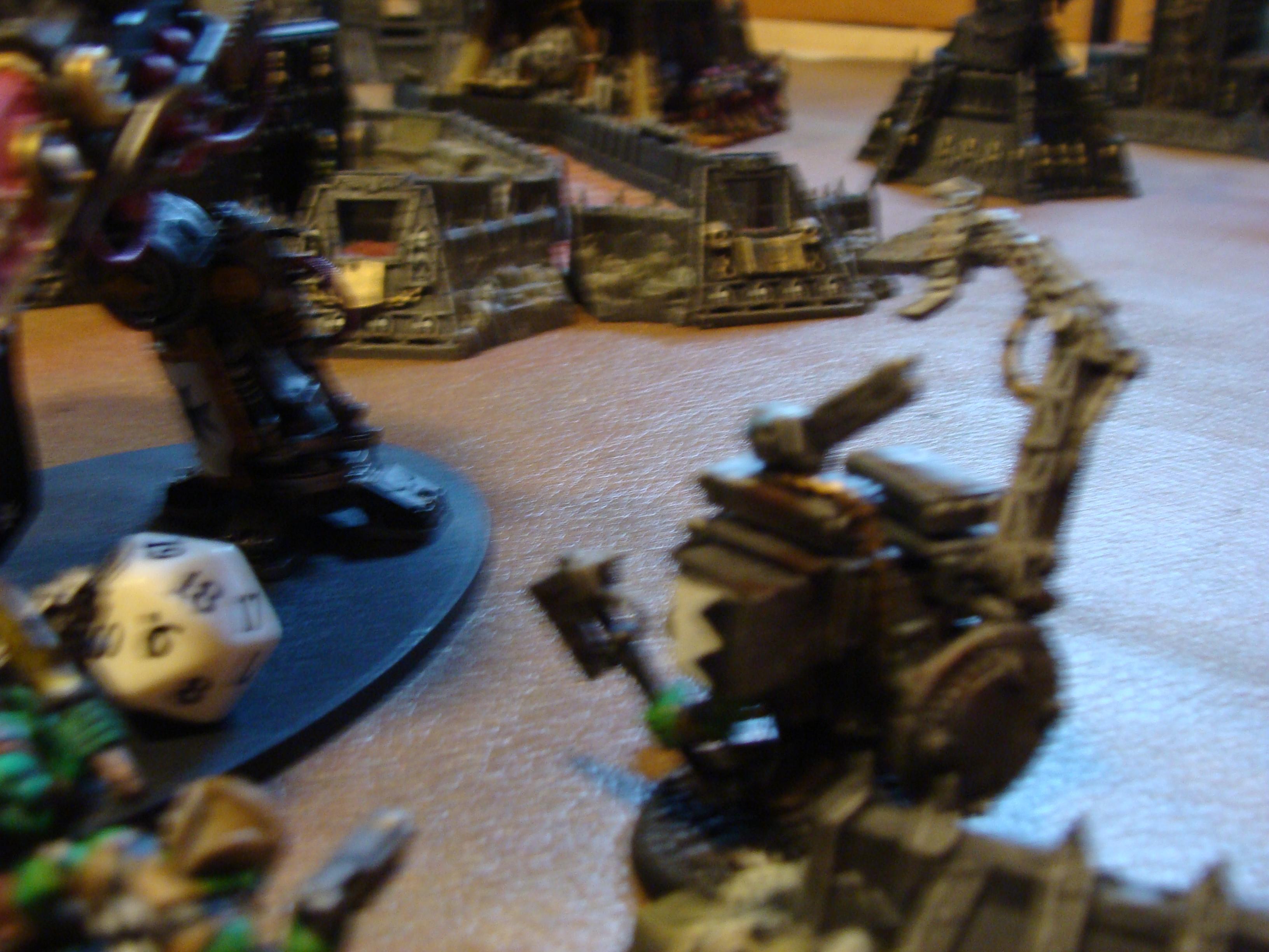 Admech, Battle Report, Imperial Knight, Mechanicum, Orks