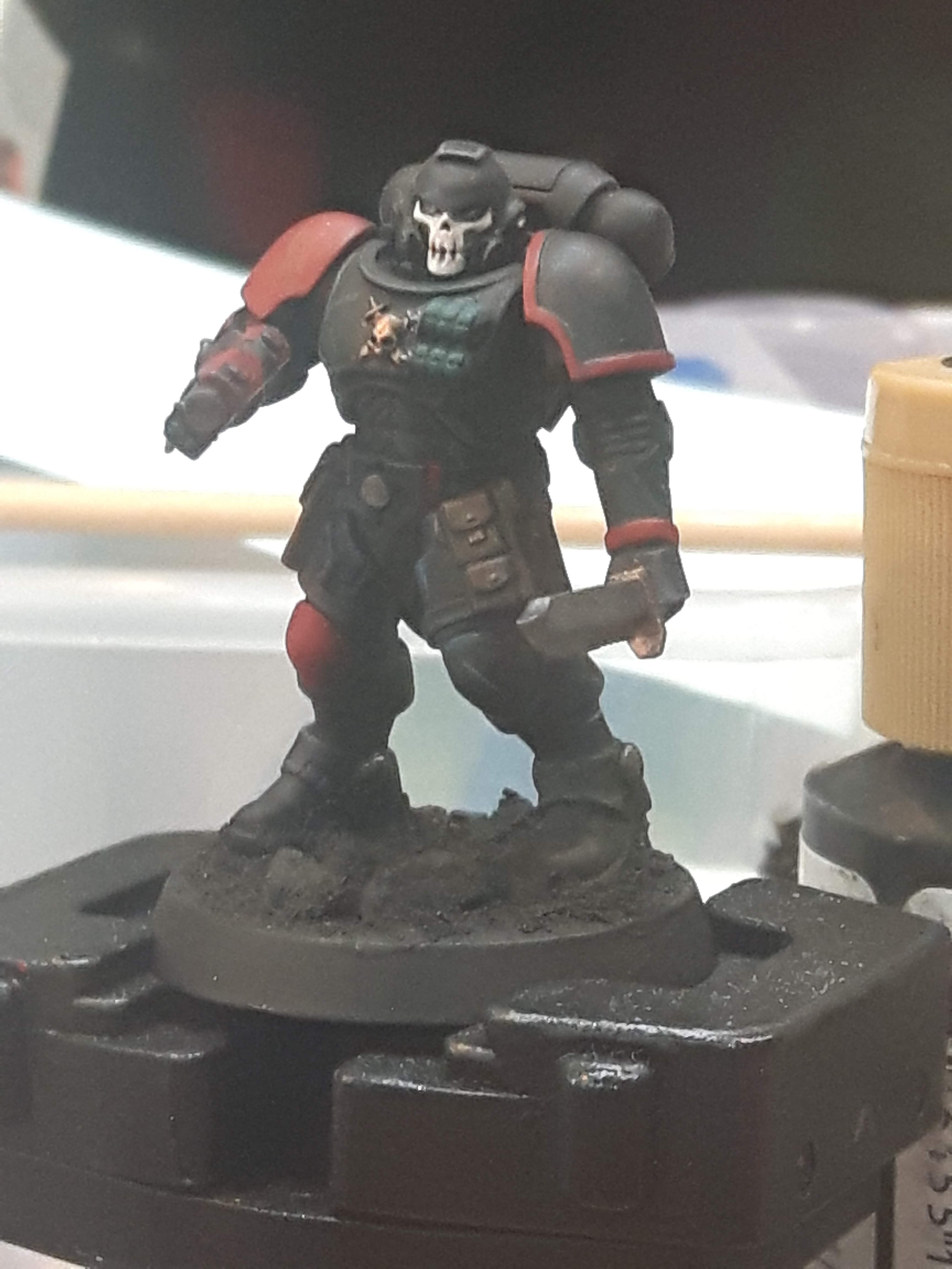 Astartes, Blood Angels, Painting, Riever, Sable Brotherhood, Space Marines, Successor