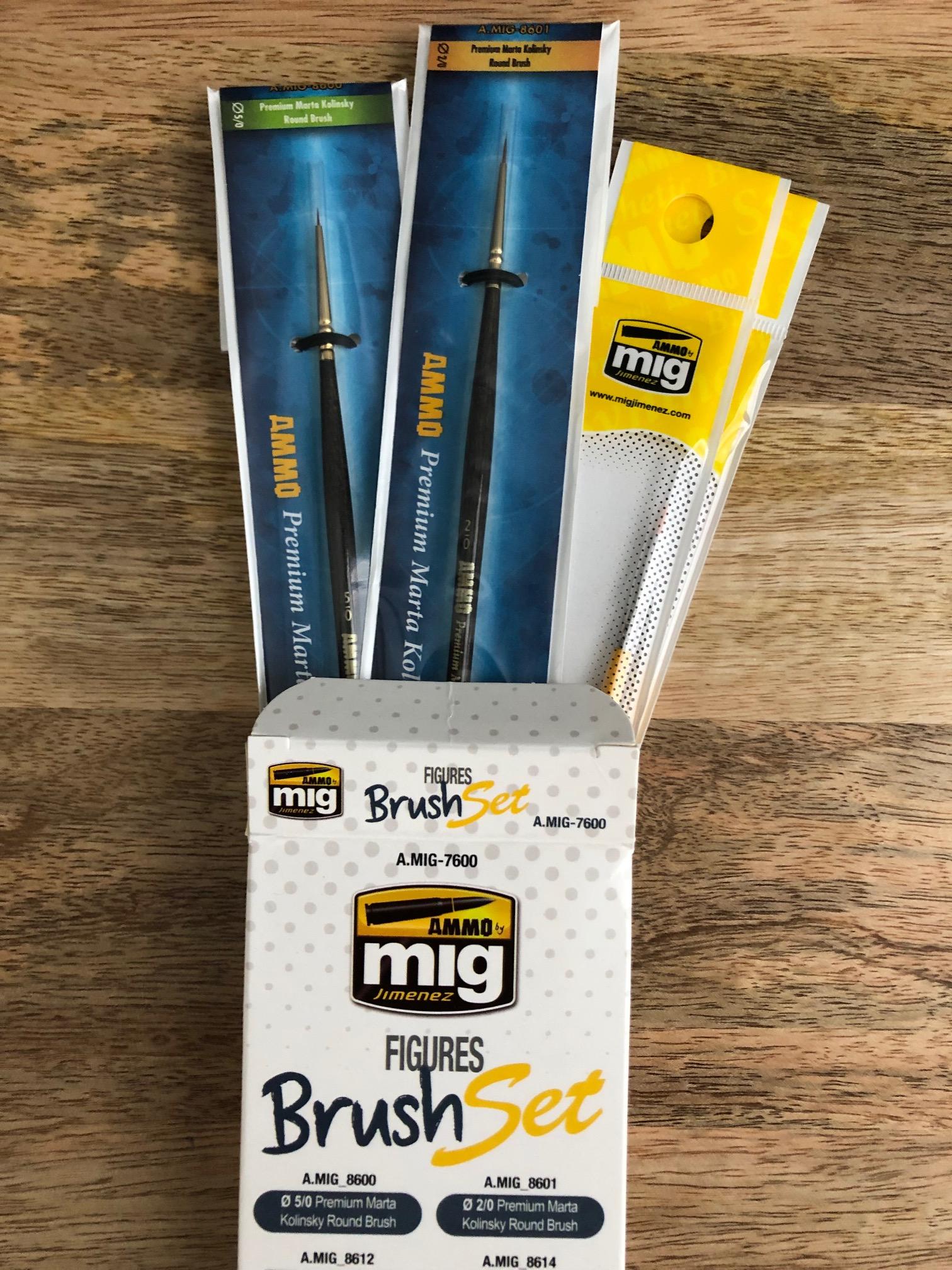 Ammo Brush Set, Ammo Figures Brush Set