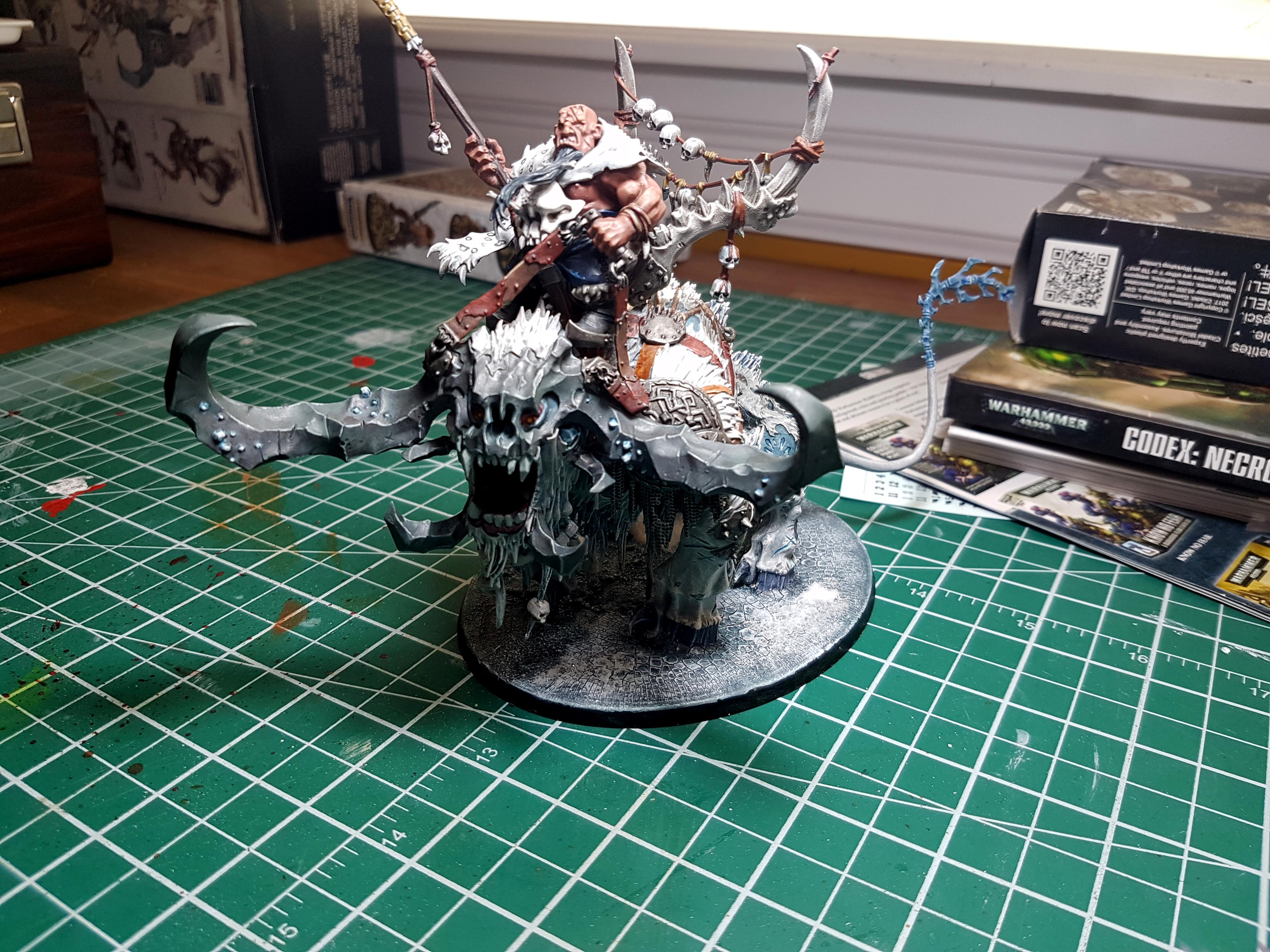 Age Of Sigmar, Beastclaw Raiders, Ice, Ogres, Snow, Stone Horn, Stonehorn, Winter