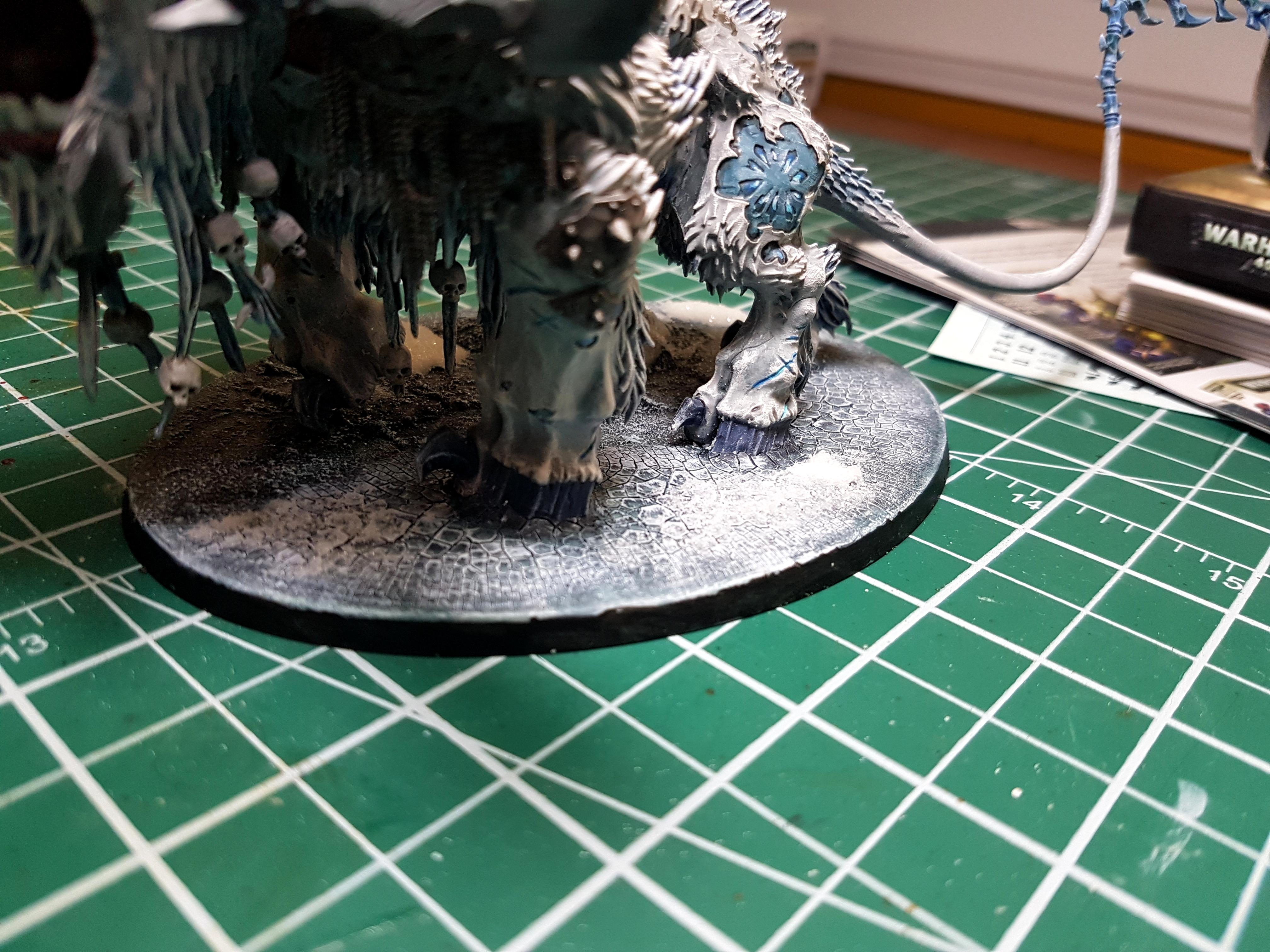 Age Of Sigmar, Beastclaw Raiders, Ice, Ice Base, Ogres, Snow, Winter, Winter Base