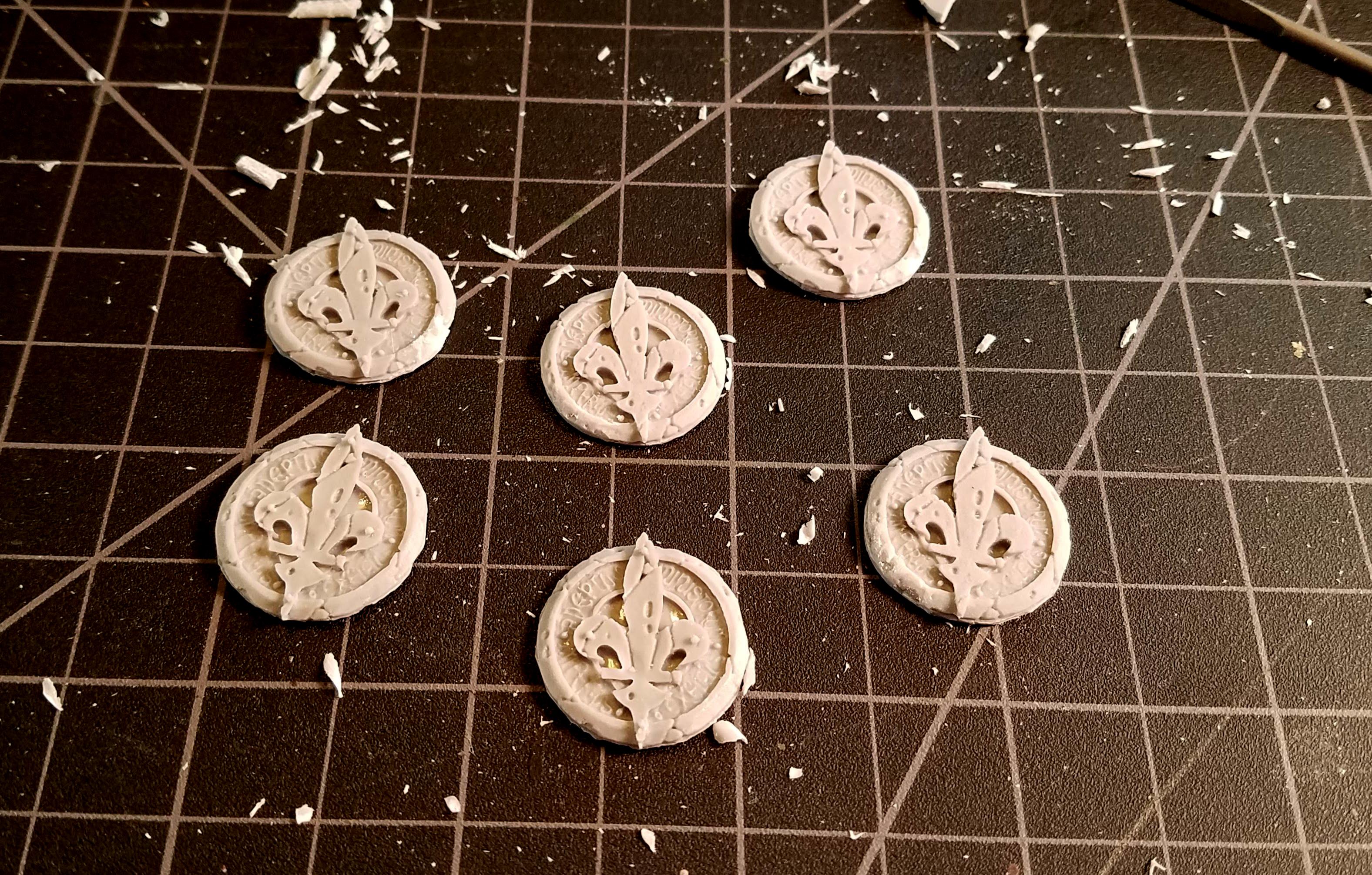 Resin Sororitas badges