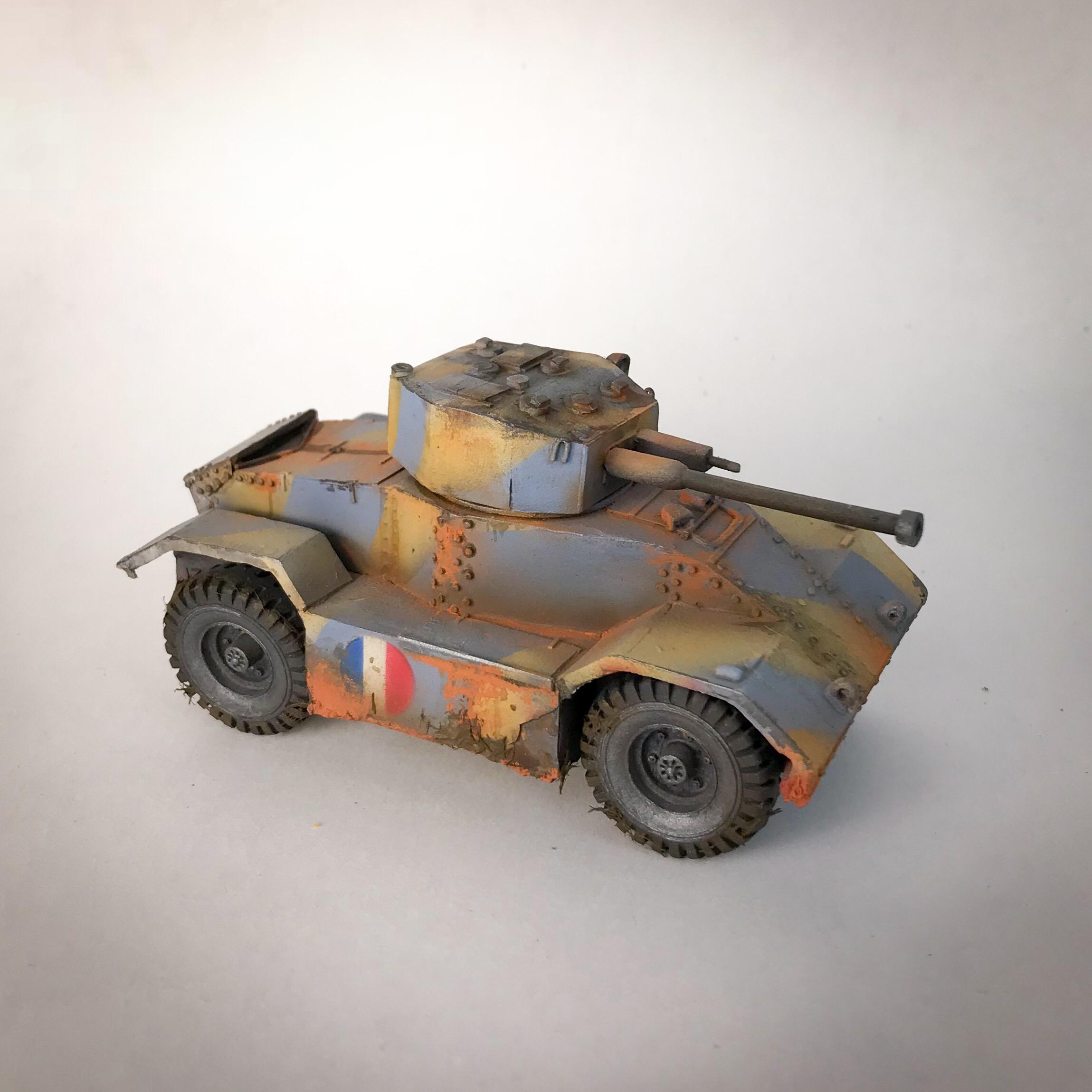 Airbrushed, Bolt Action, Flocking, French, Weathered, World War 2