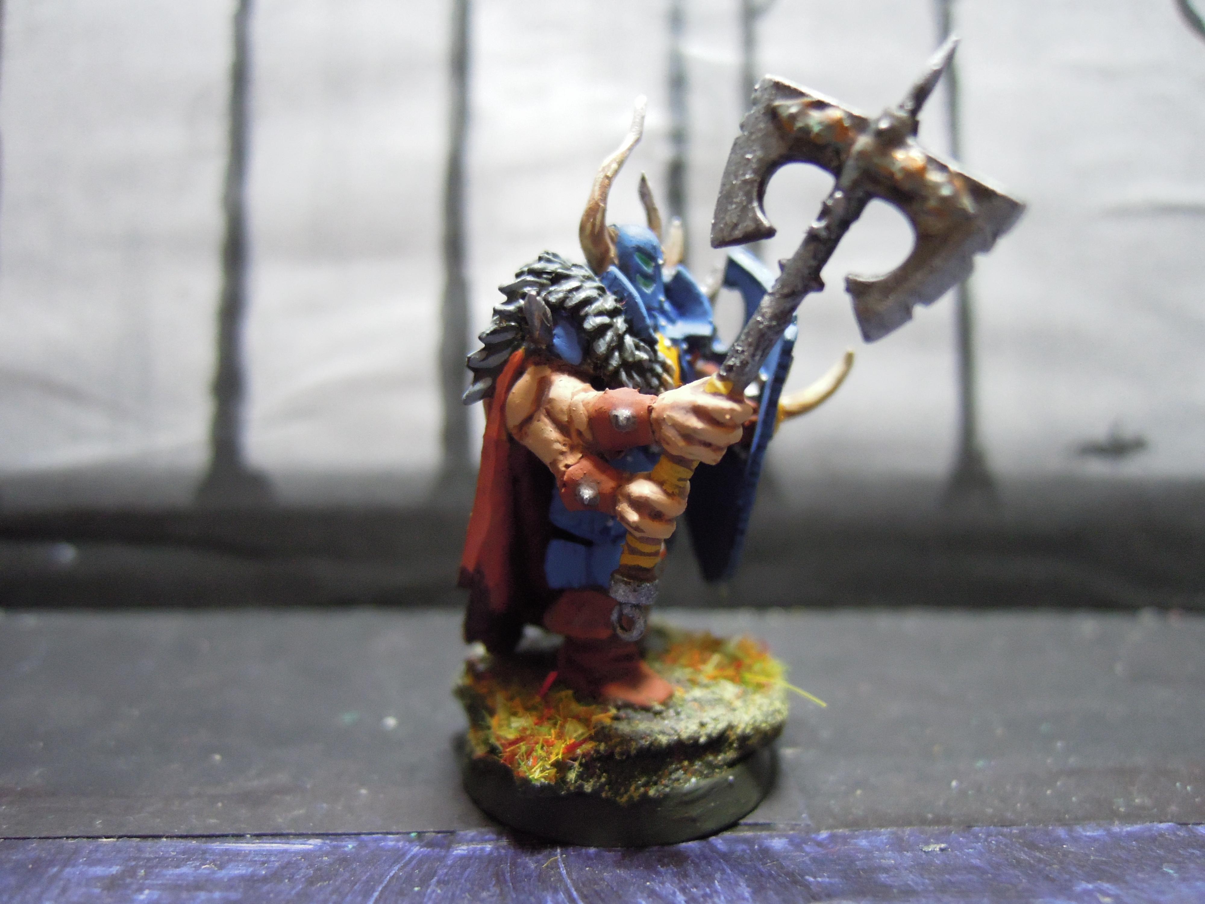 Age Of Sigmar, Axe, Barbarian, Chaos, Conversion, Forsaken, Infantry, Mutant, Norsca, Shield, Slaves To Darkness, Tzeentch, Warband, Warhammer Fantasy, Warriors