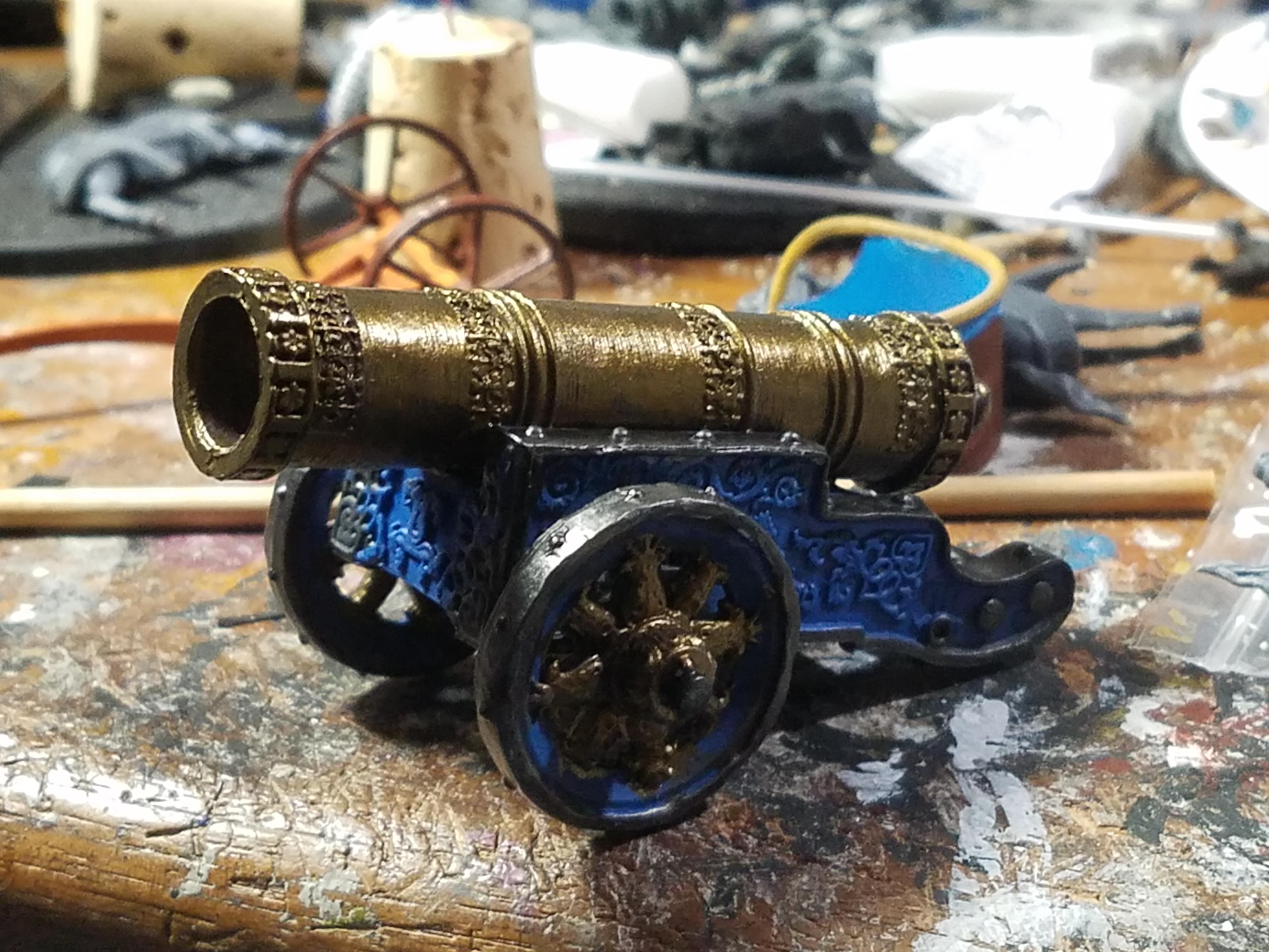 Bombard, Dakka Painting Challenge 2019, Deep Cuts Miniatures, Tsar Cannon, Work In Progress