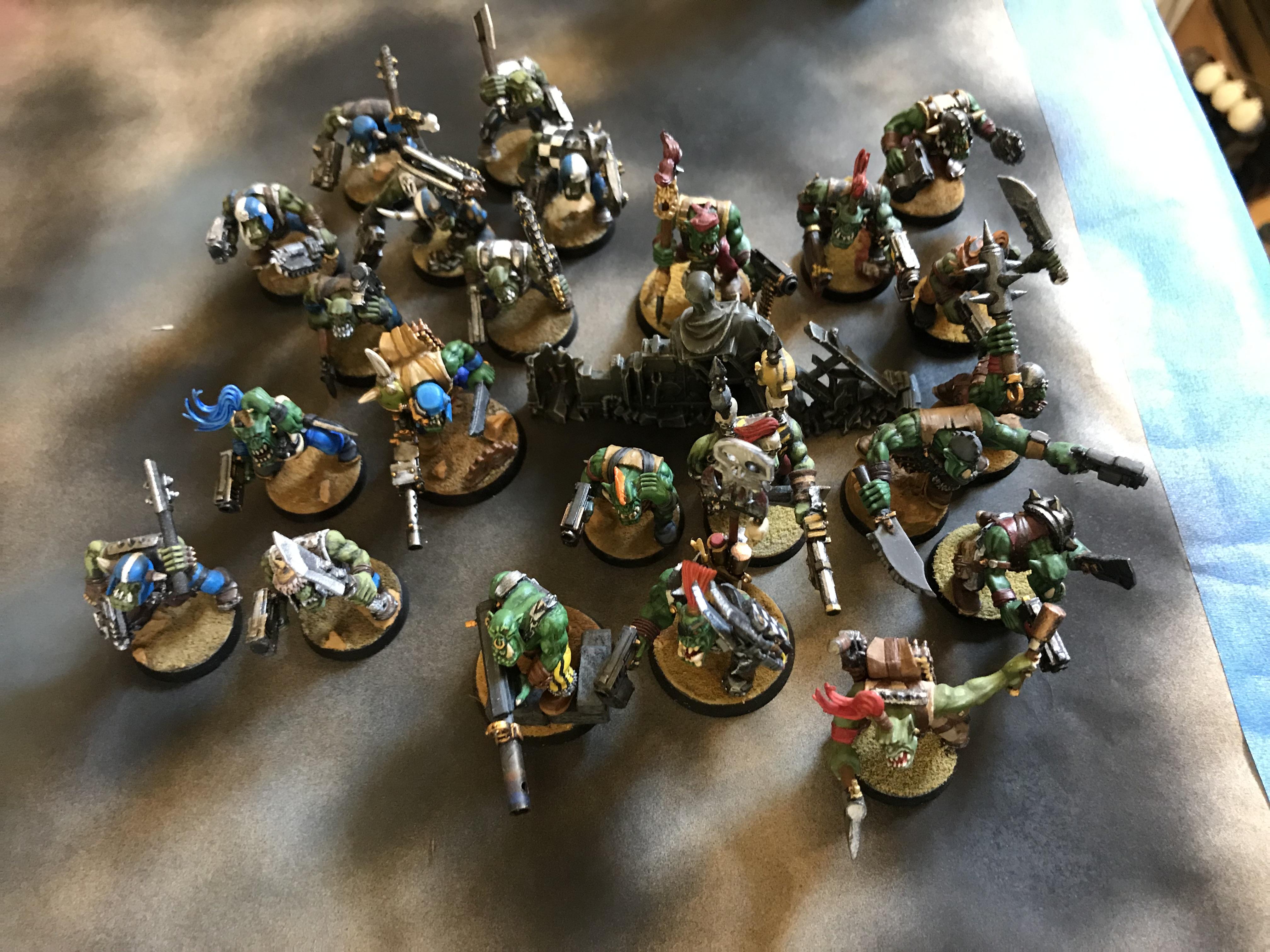 Big Shoota, Boss Nob, Boys, Da Jump, Mob, Orks, Psyker, Terrain, Warhammer 40,000, Warphead, Weirdboy