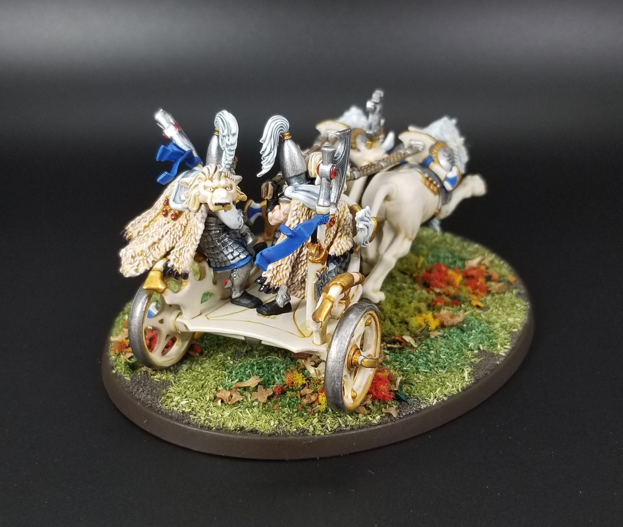 Aelves, Chariot, Elves, White Lions
