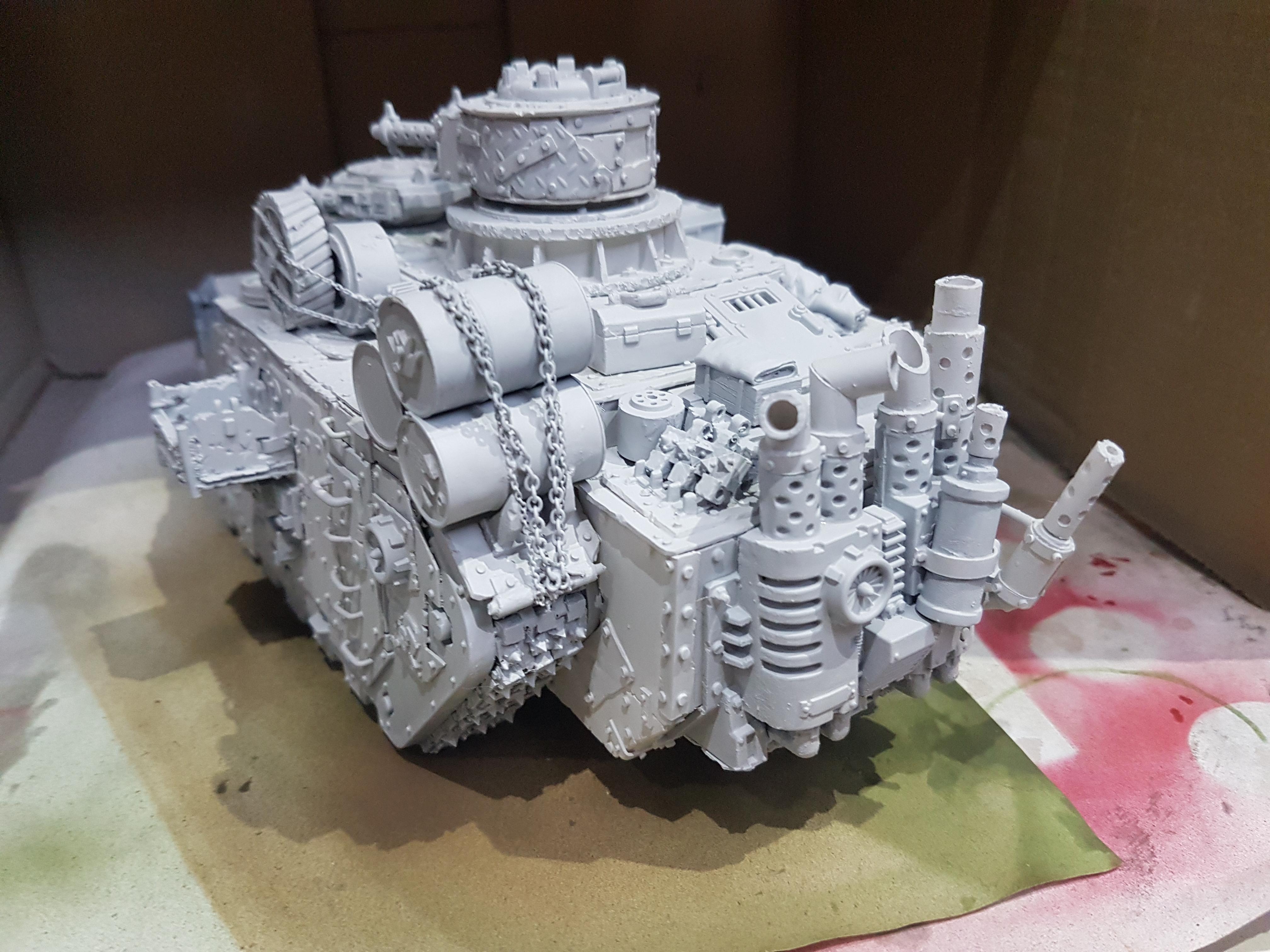 Battlewagon, Blood Axe, Lootedtank, Lootedwagon, Waaagh, Warhammer 40,000, Warhammer Fantasy