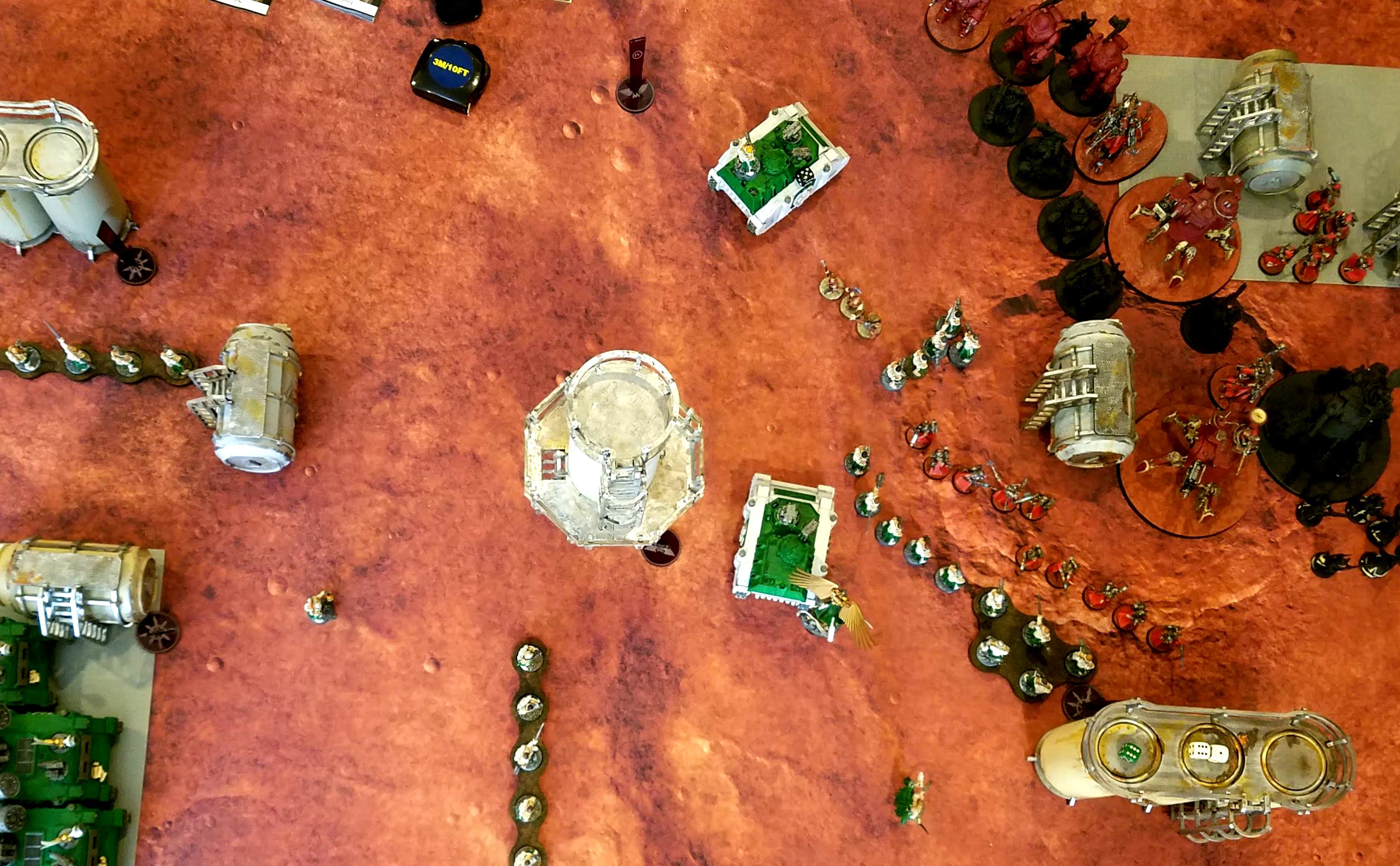 Sisters Turn 2. Two transports left. Advance and engage