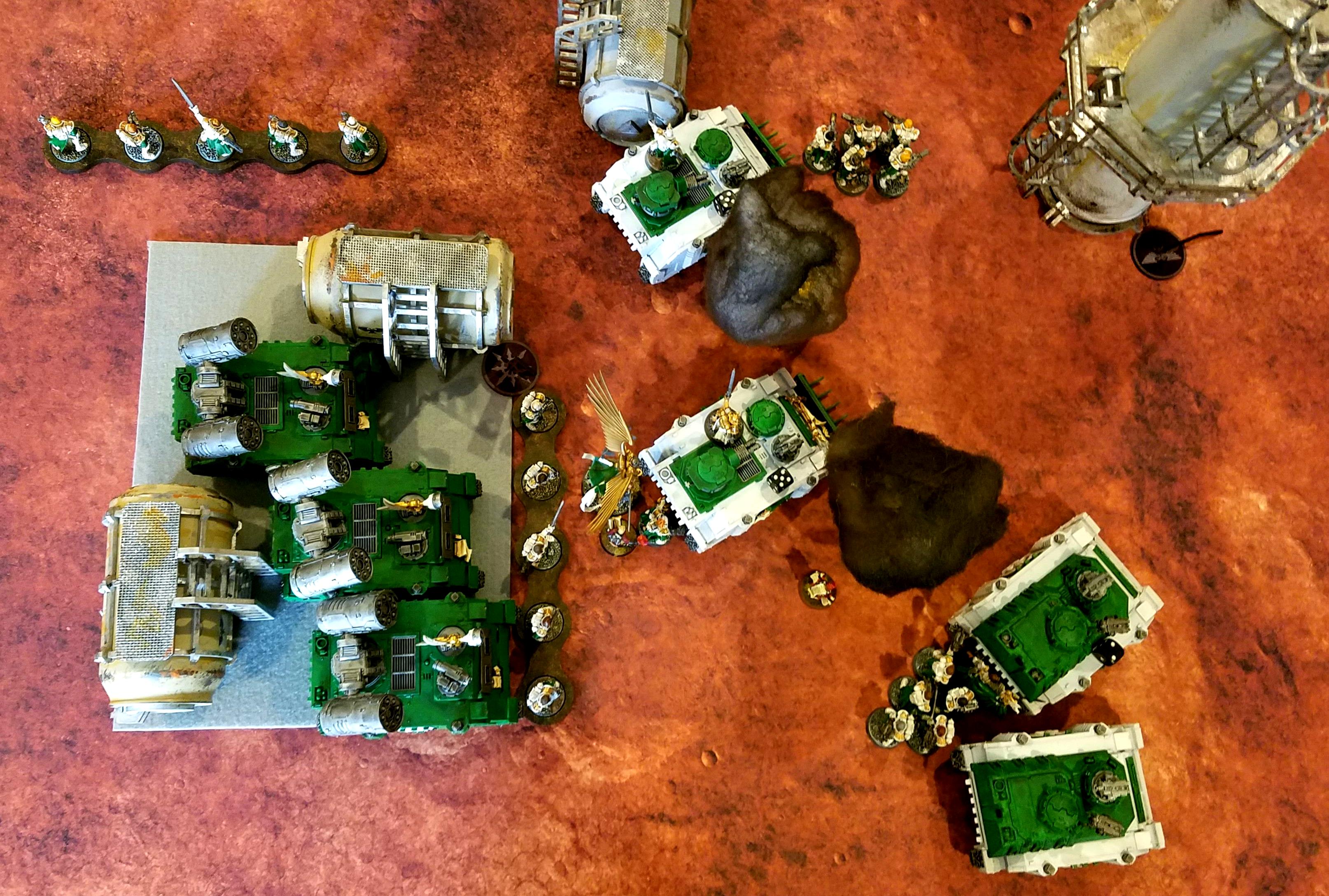 AdMech Turn 1. Substantial losses. losses