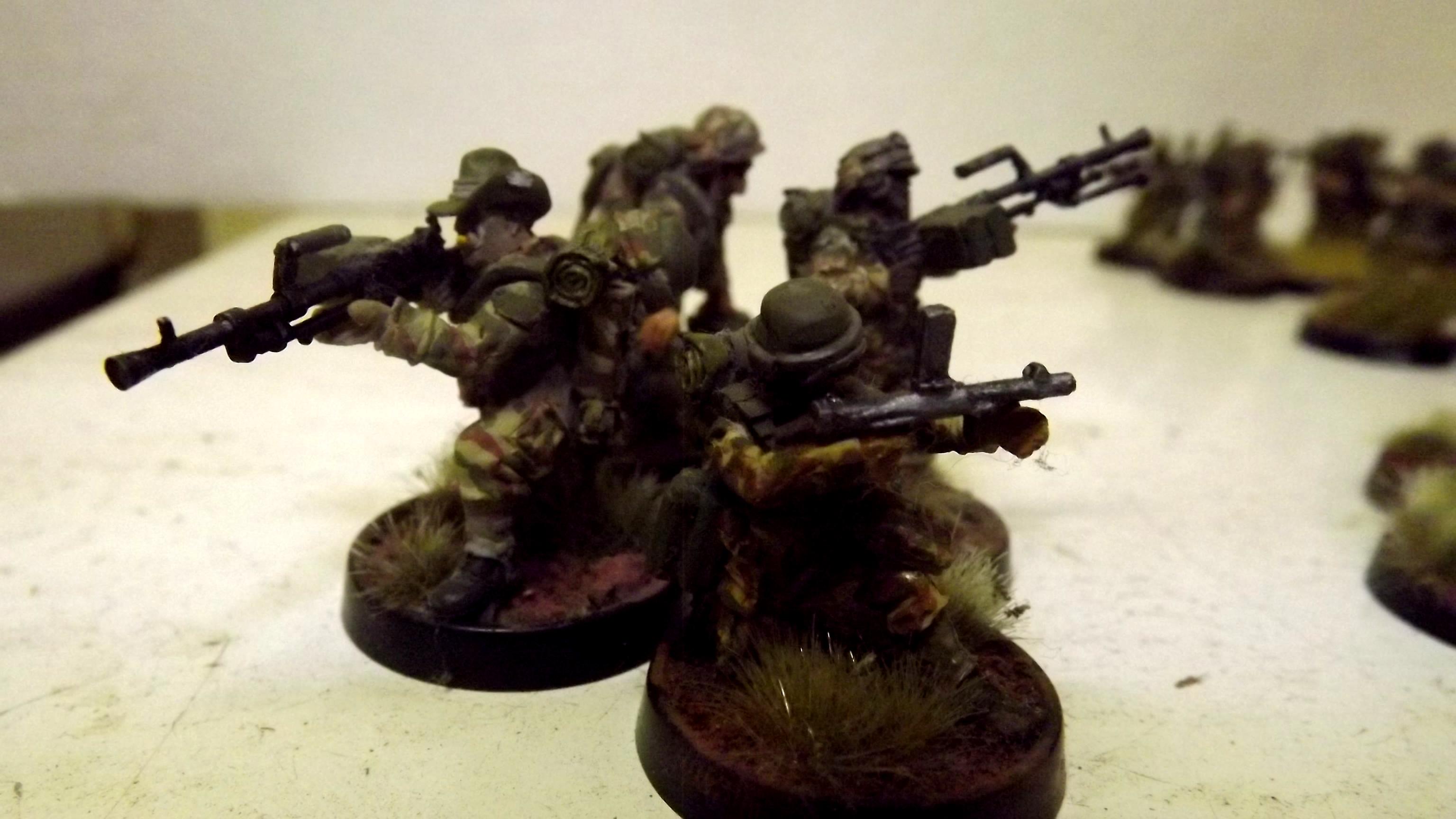 Female Guardsman, Guardsmen, Imperial Guard, Machineguns, Suppression, Victoria Miniatures