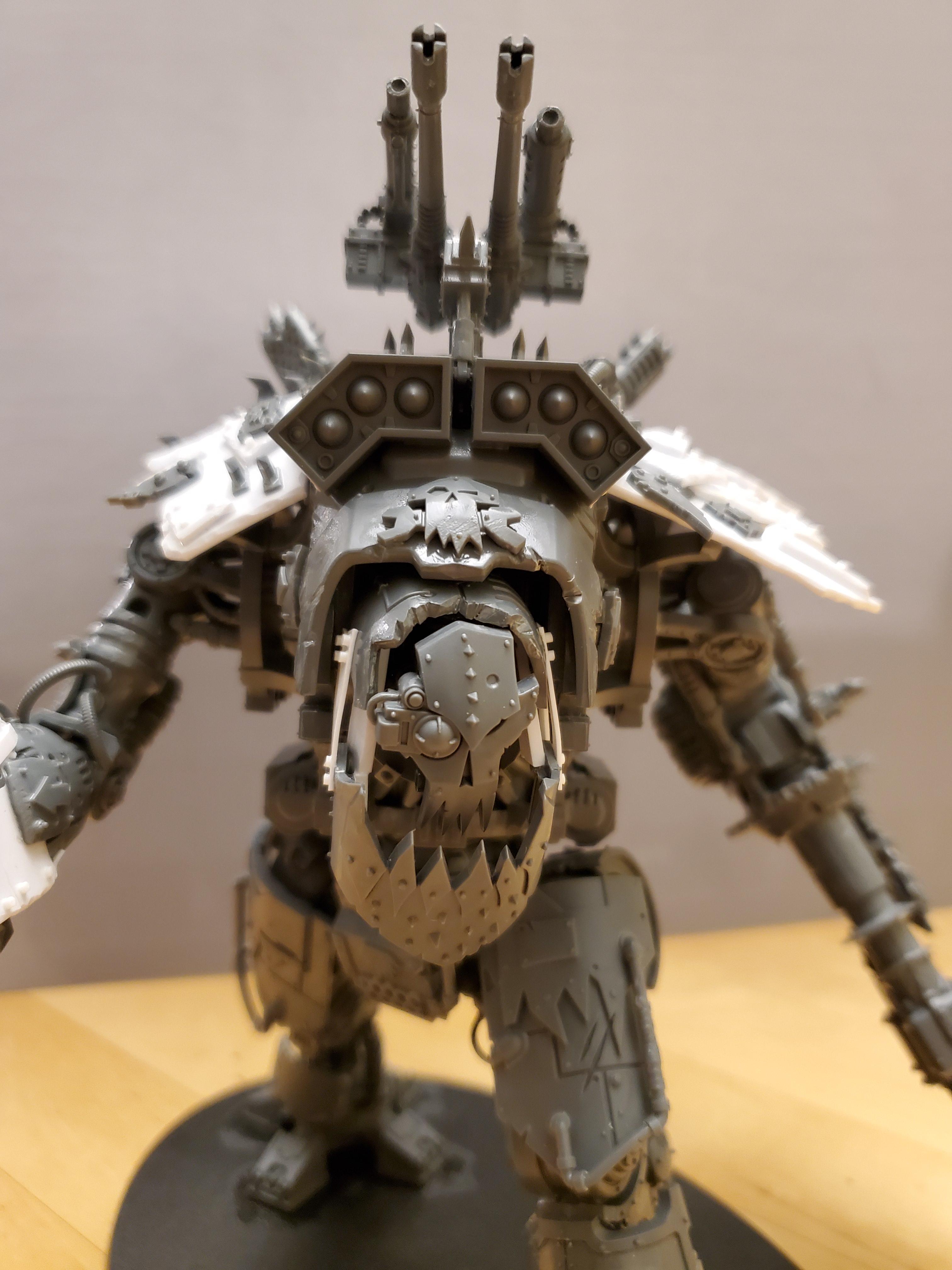 Looted, Morkanaut, Orks - Looted Morkanaut WIP (face detail) - Gallery ...