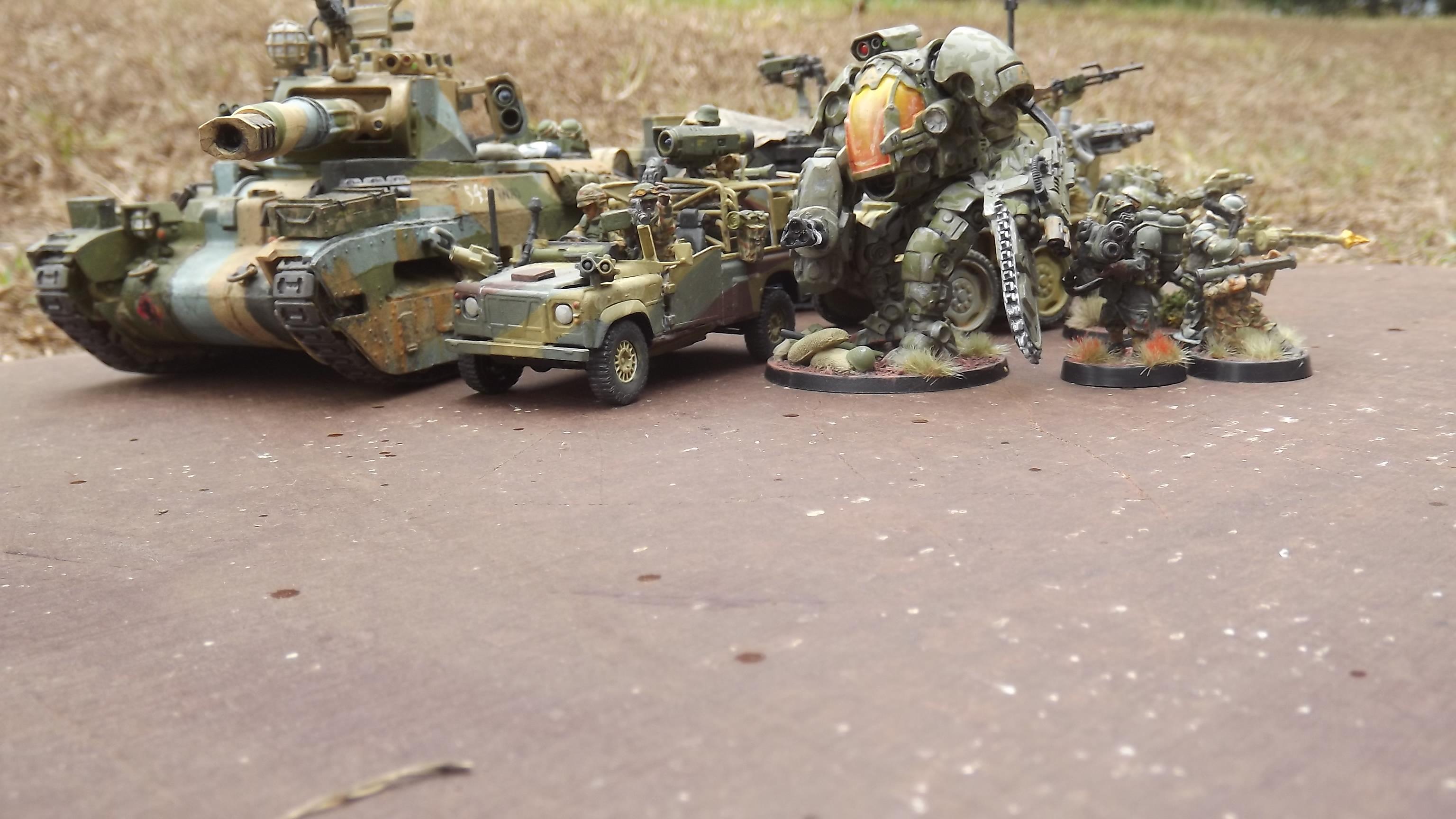 Assault Mech, Grenadier, Heavy Flamer, Landrover, Mantic Strider, Matilda, Mech, Recon, Rocket Launcher, Super-heavy, Tank, Victoria Miniatures