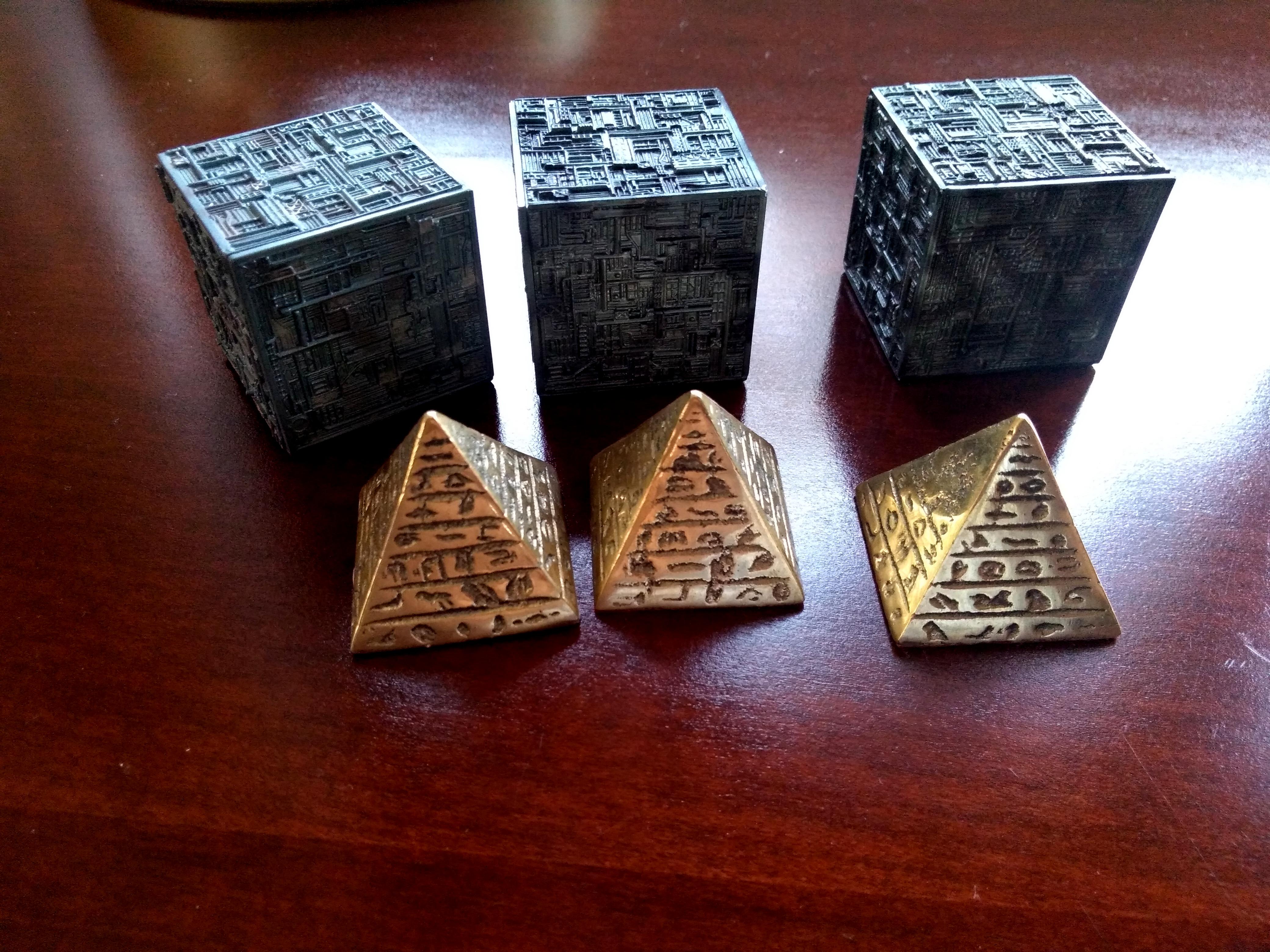 Borg, Micro Machines, Pyramid, Star Trek, Toy
