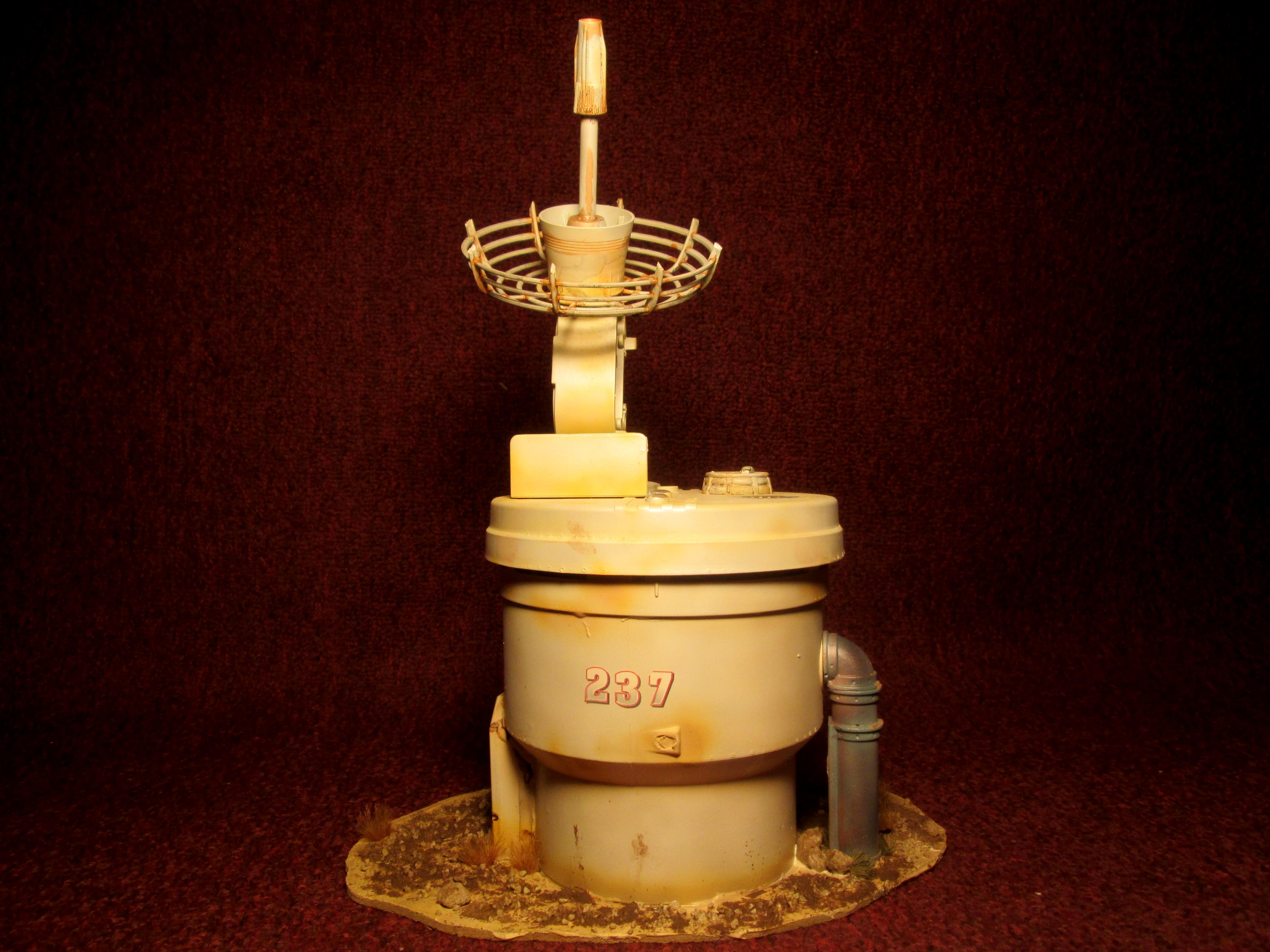 Antenna, Desert, Outpost, Scratch Build