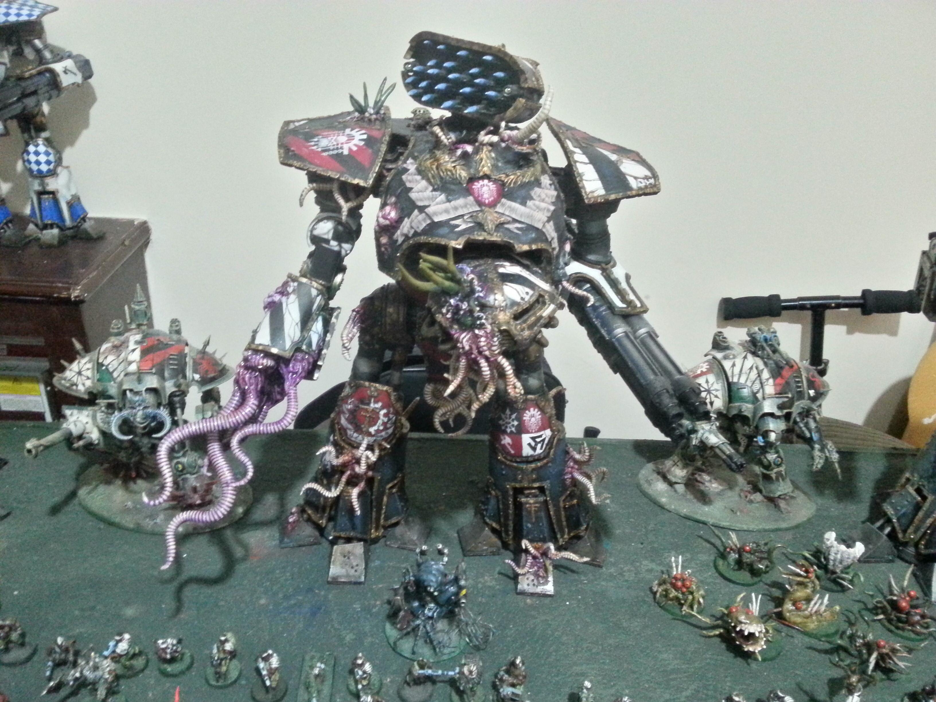 Rever Titans Of Legio Mortis Nurgle, Titan Close Combat