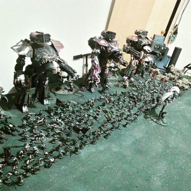 Renegade And Heretics, Rever Titans Of Legio Mortis Nurgle, Titan Close Combat