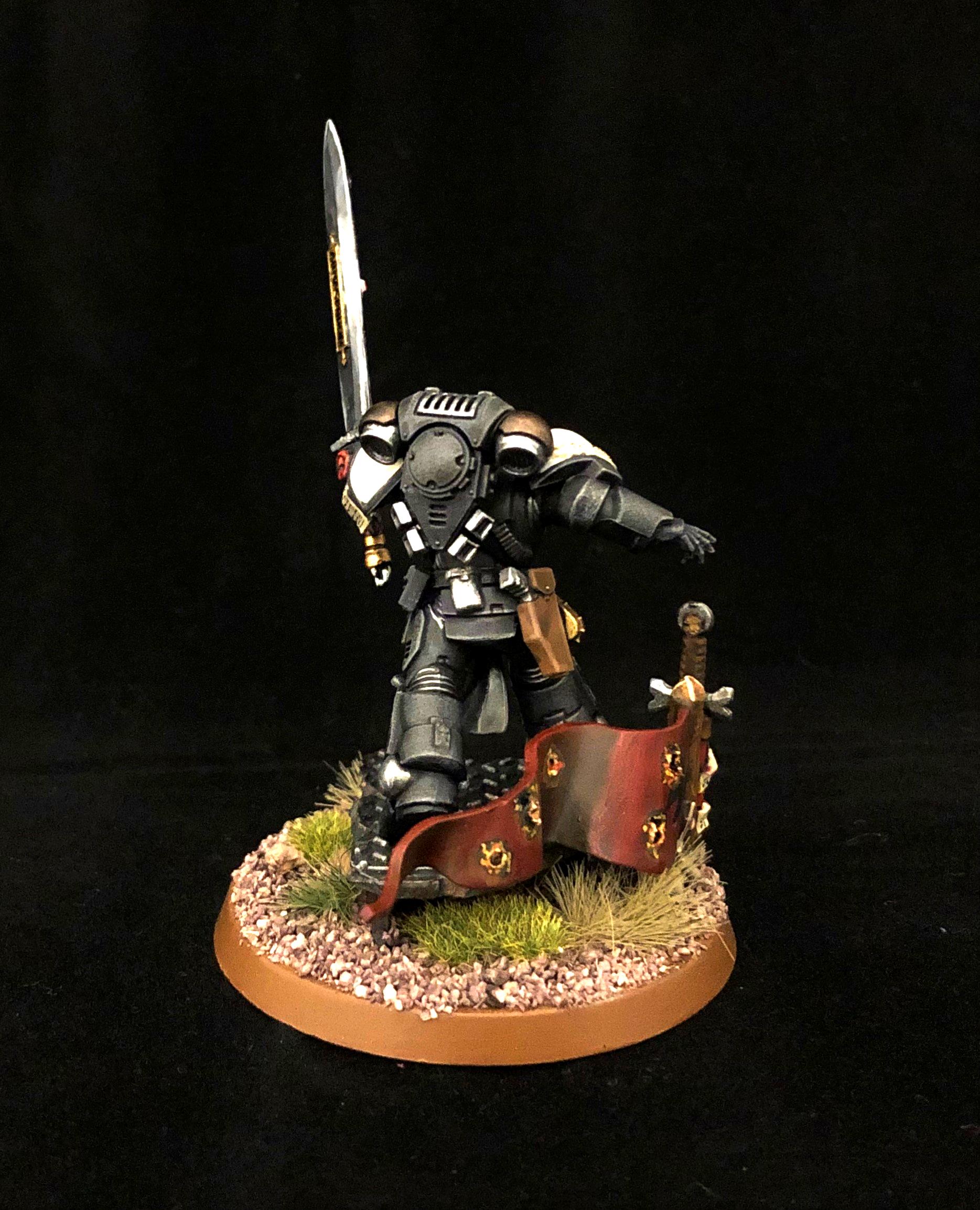 Black Templar Primaris Emperors Champion, Black Templars, Black Templars Emperors Champion, Bt Emperors Champion, Primaris Emperors Champion