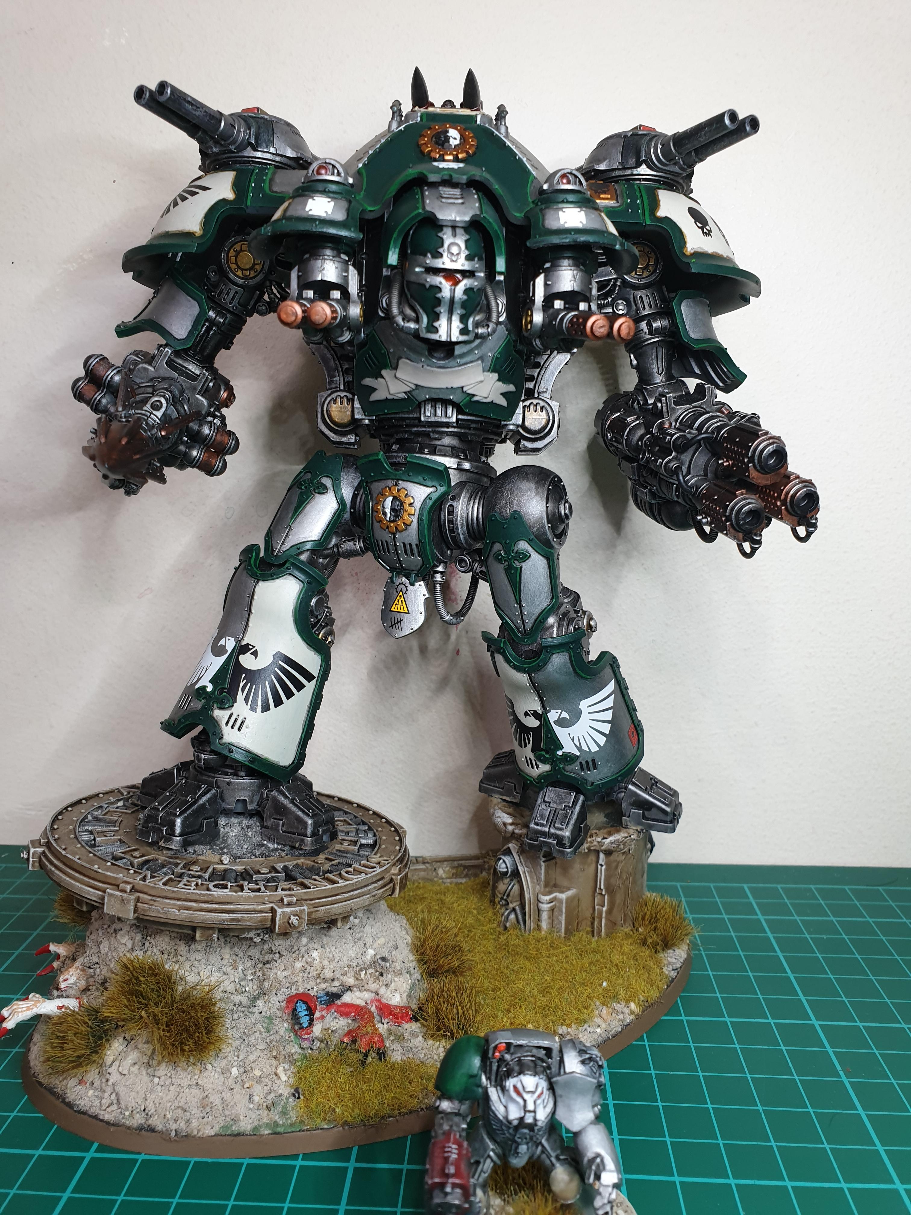 Steel confessor knight valiant front view