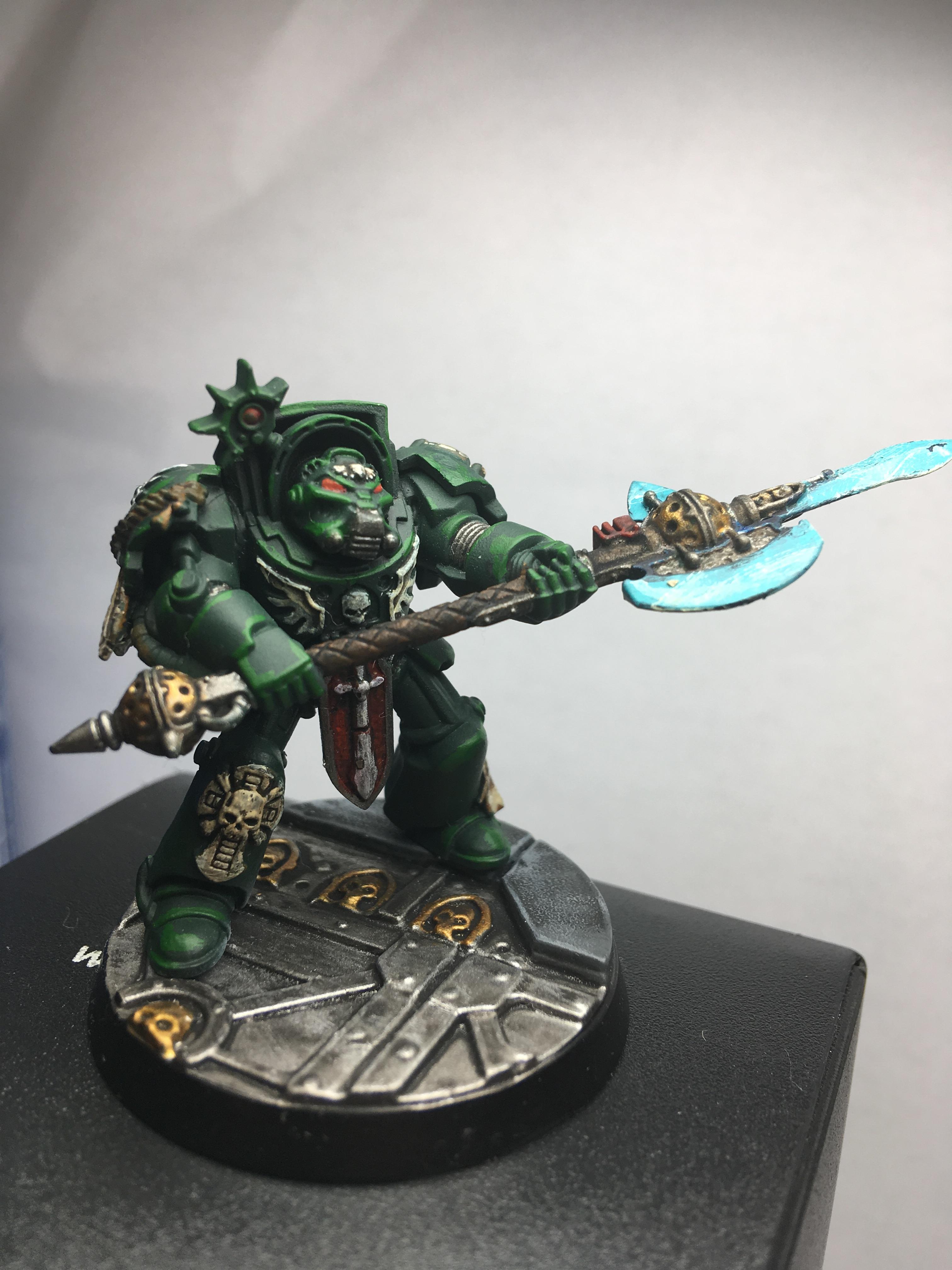 Adeptus Astartes, Dark Angels, Deathwing, Green, Space Marines, Terminator Armor, Warhammer 40,000