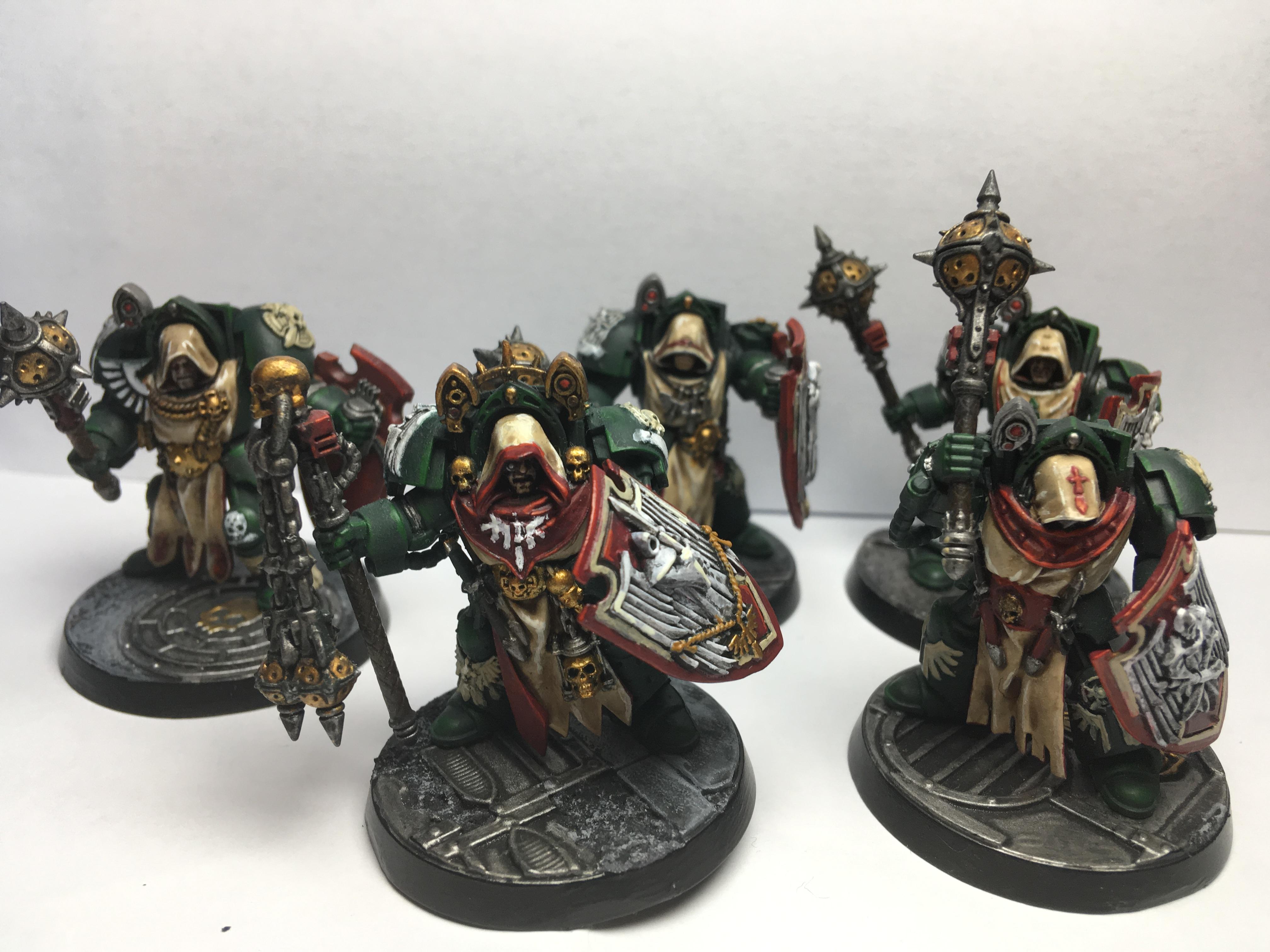 Adeptus Astartes, Dark Angels, Deathwing, Green, Space Marines, Terminator Armor, Warhammer 40,000