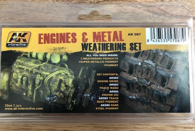 Weathering Sets, AK Interactive Engines Weathering Set