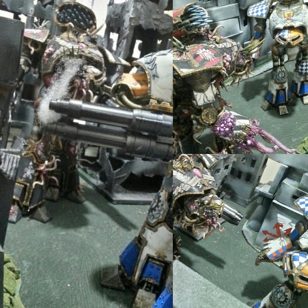 Rever Titans Of Legio Mortis Nurgle, Titan Close Combat