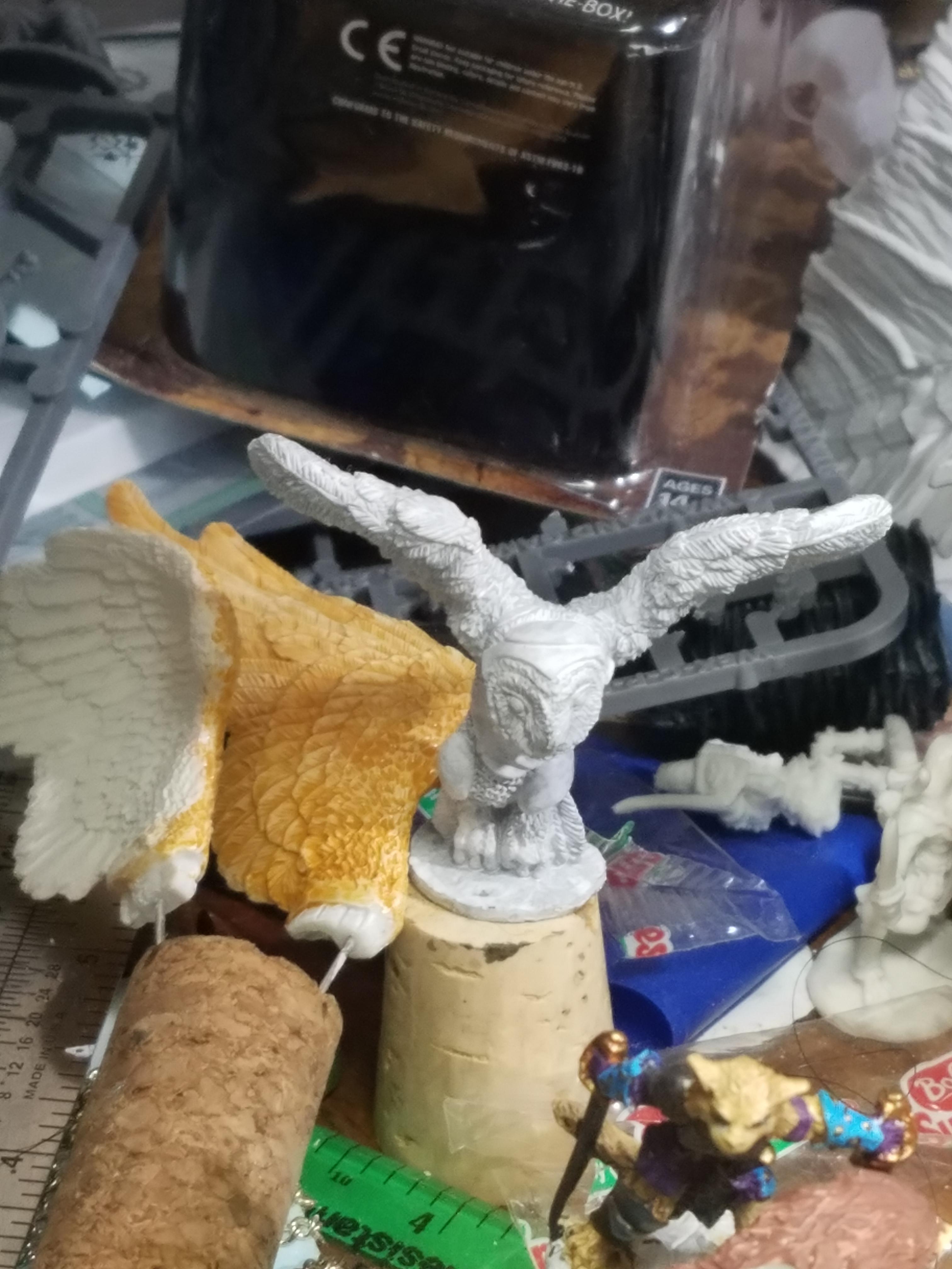 Animal Adventurers, Catfolk, Oathsown Miiniatures, Owl, Reaper Miniatures