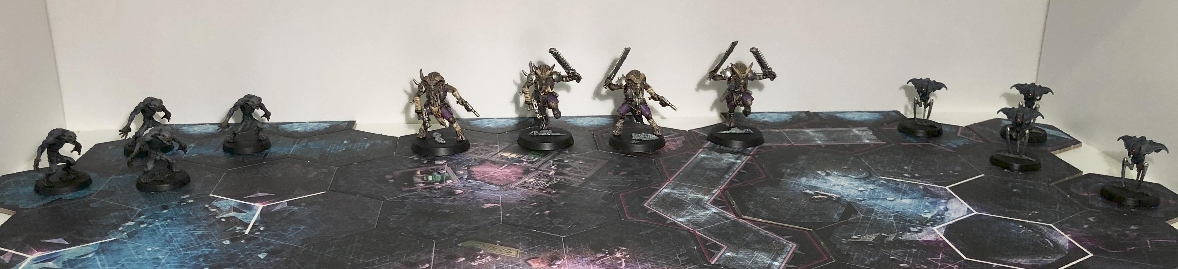 Baddies, Blackstone Fortress, Chaos Beastmen, Spindle Drones, Ur Ghuls, Warhammer 40,000, Warhammer Quest