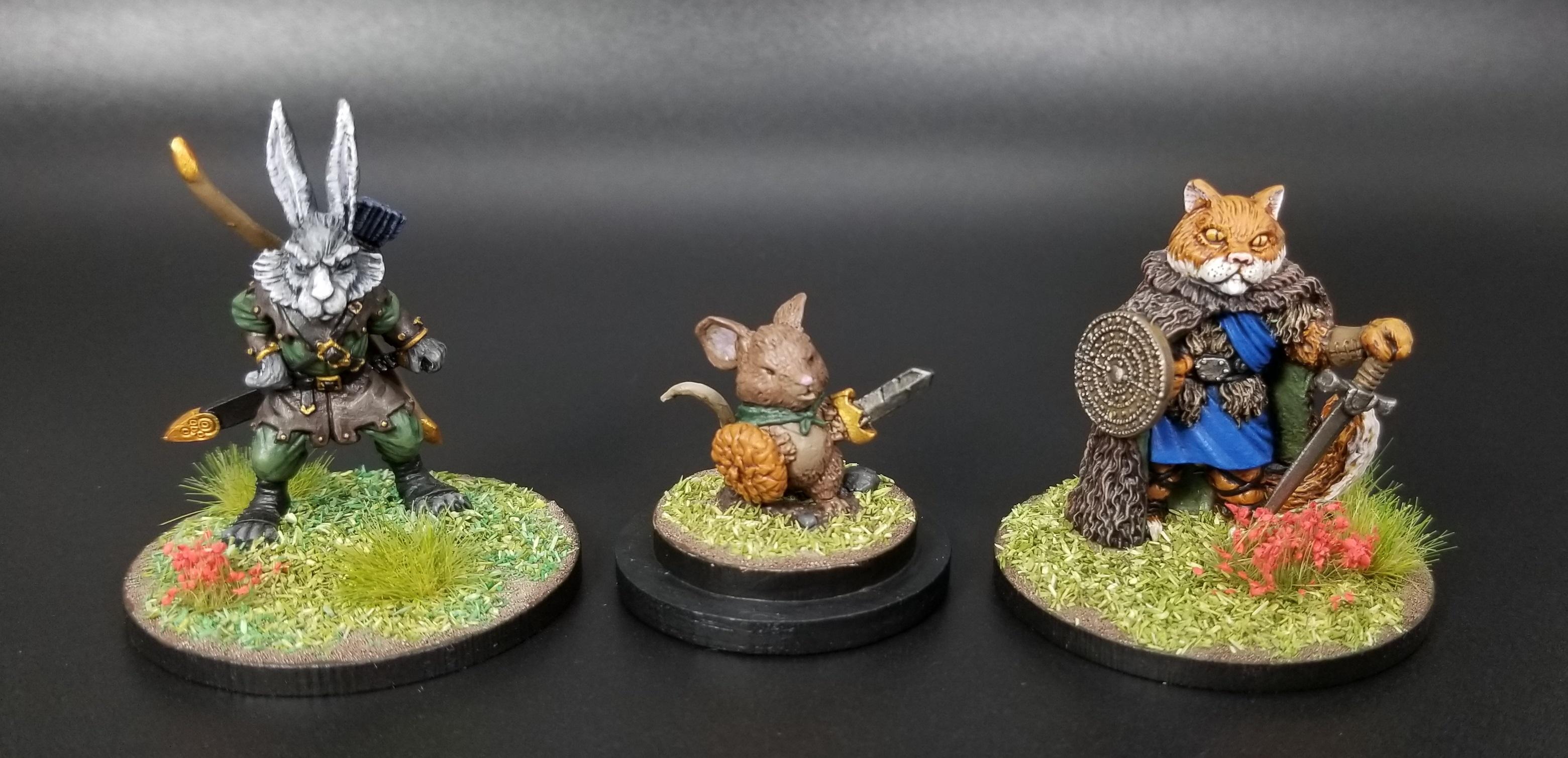 Anthropomorphic, Burrows &amp; Badgers, Cat, Mouse, Rabbit