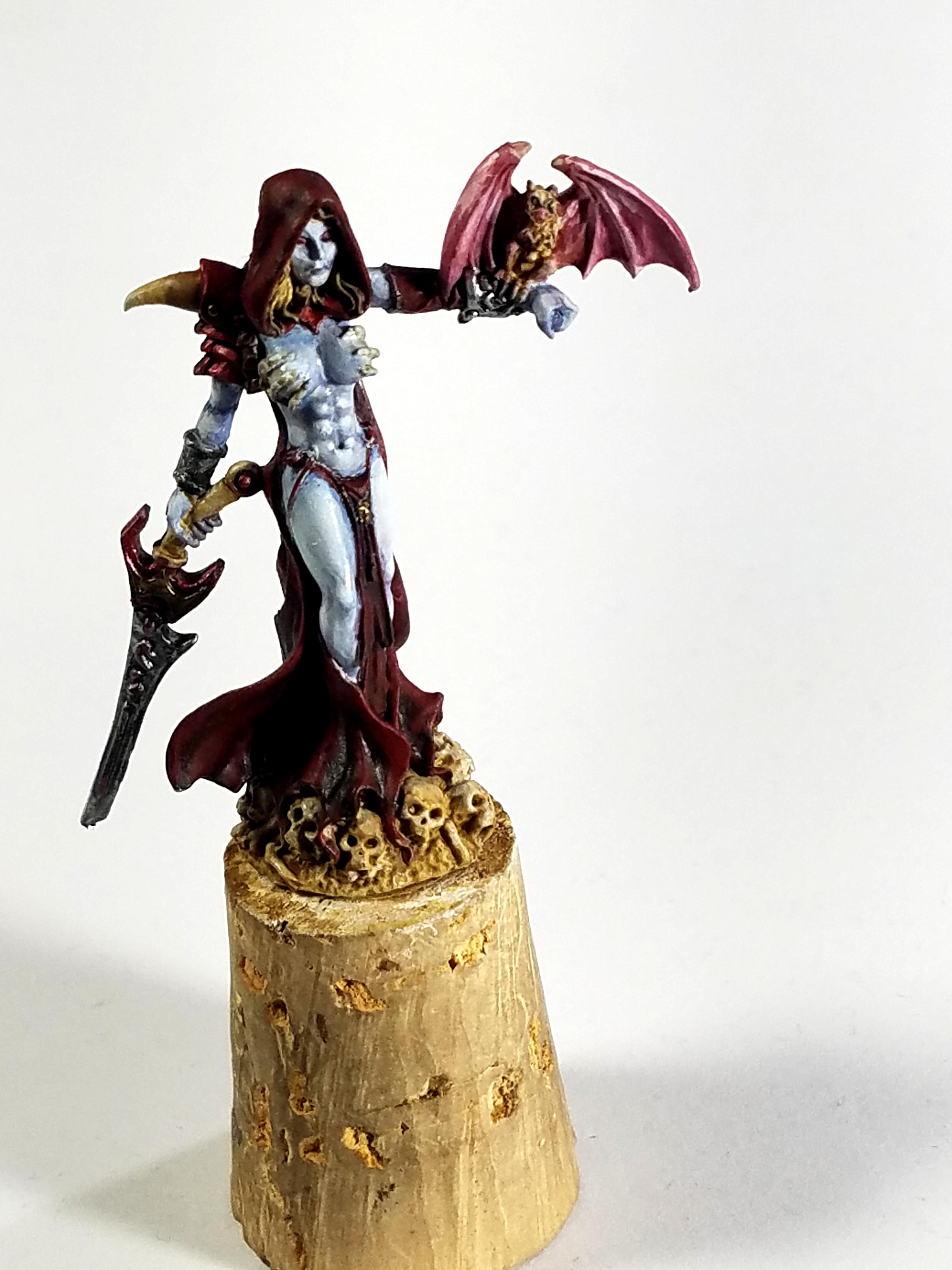 Impractical Armor, Necromancer, Reaper, Scantily Clad, Skull, Uncomfortable Outfits