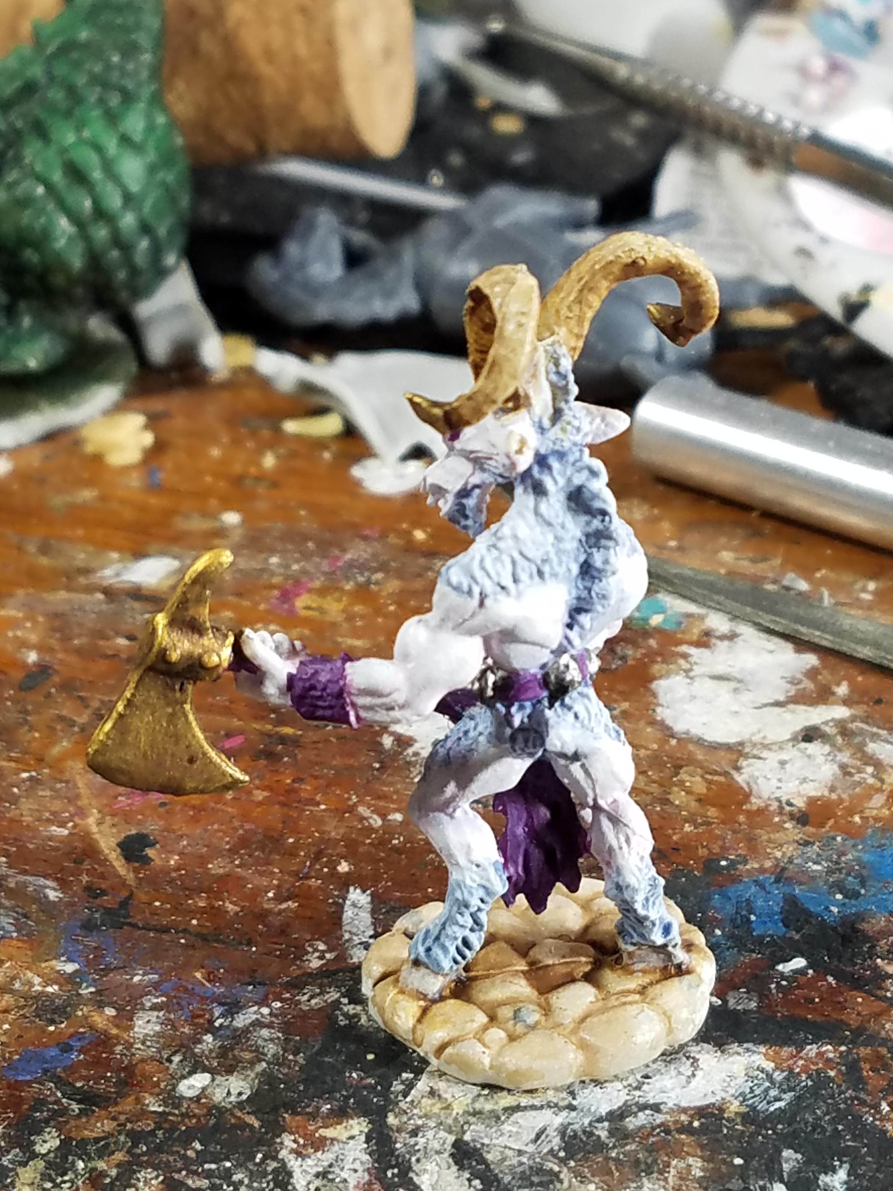 Beastmen, Goat Man, Reaper, Reaper Bones