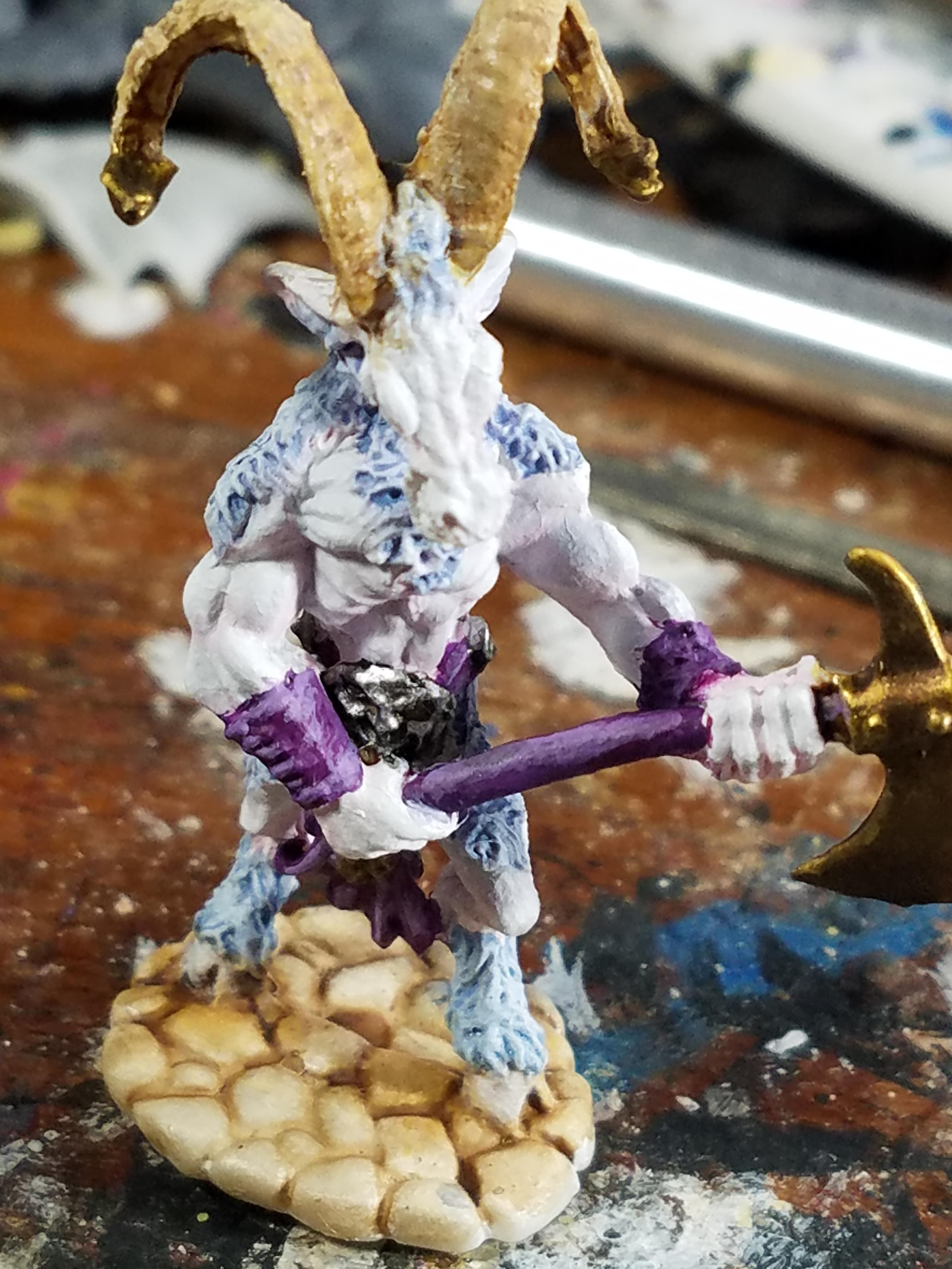 Beastmen, Goat Man, Reaper, Reaper Bones