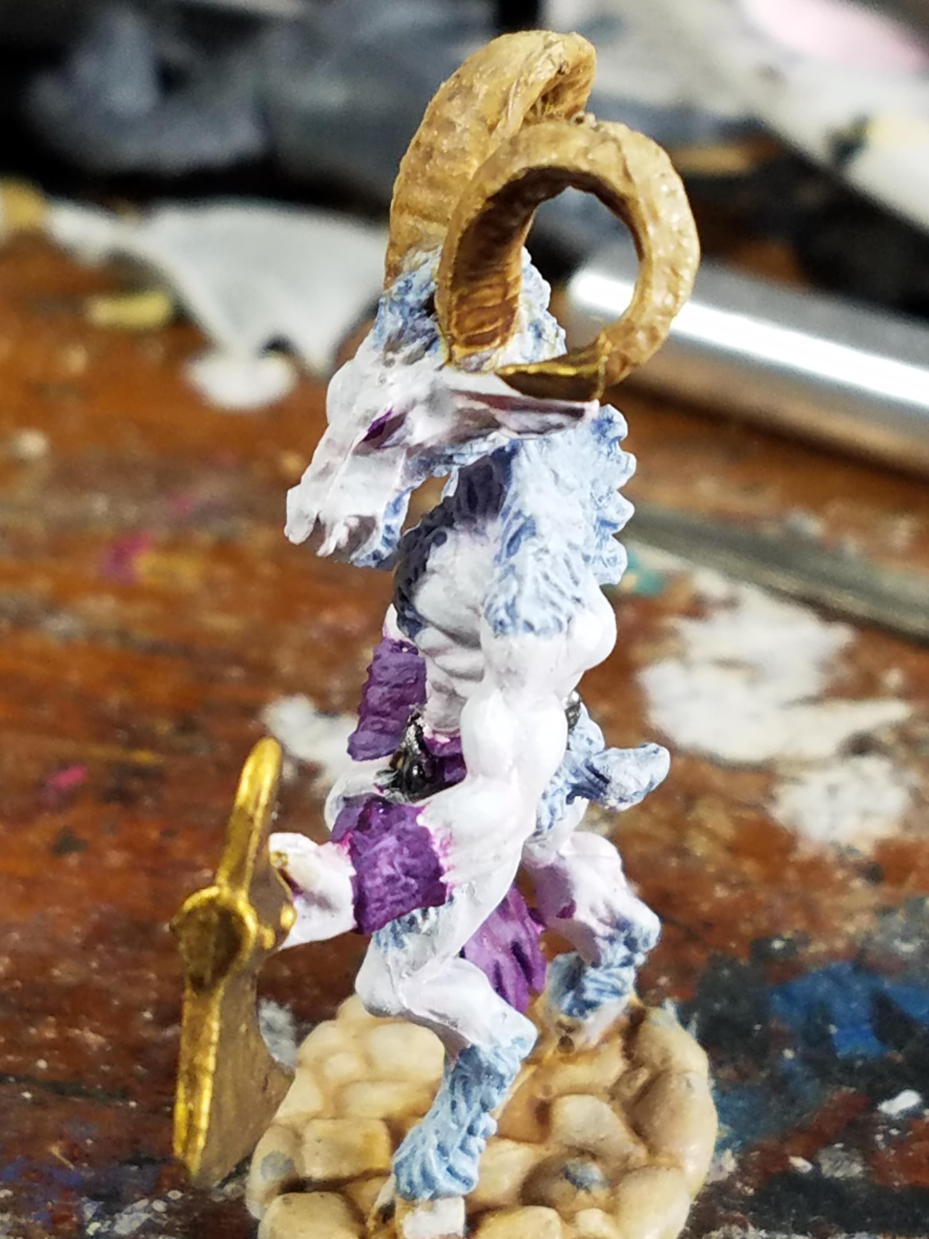 Beastmen, Goat Man, Reaper, Reaper Bones