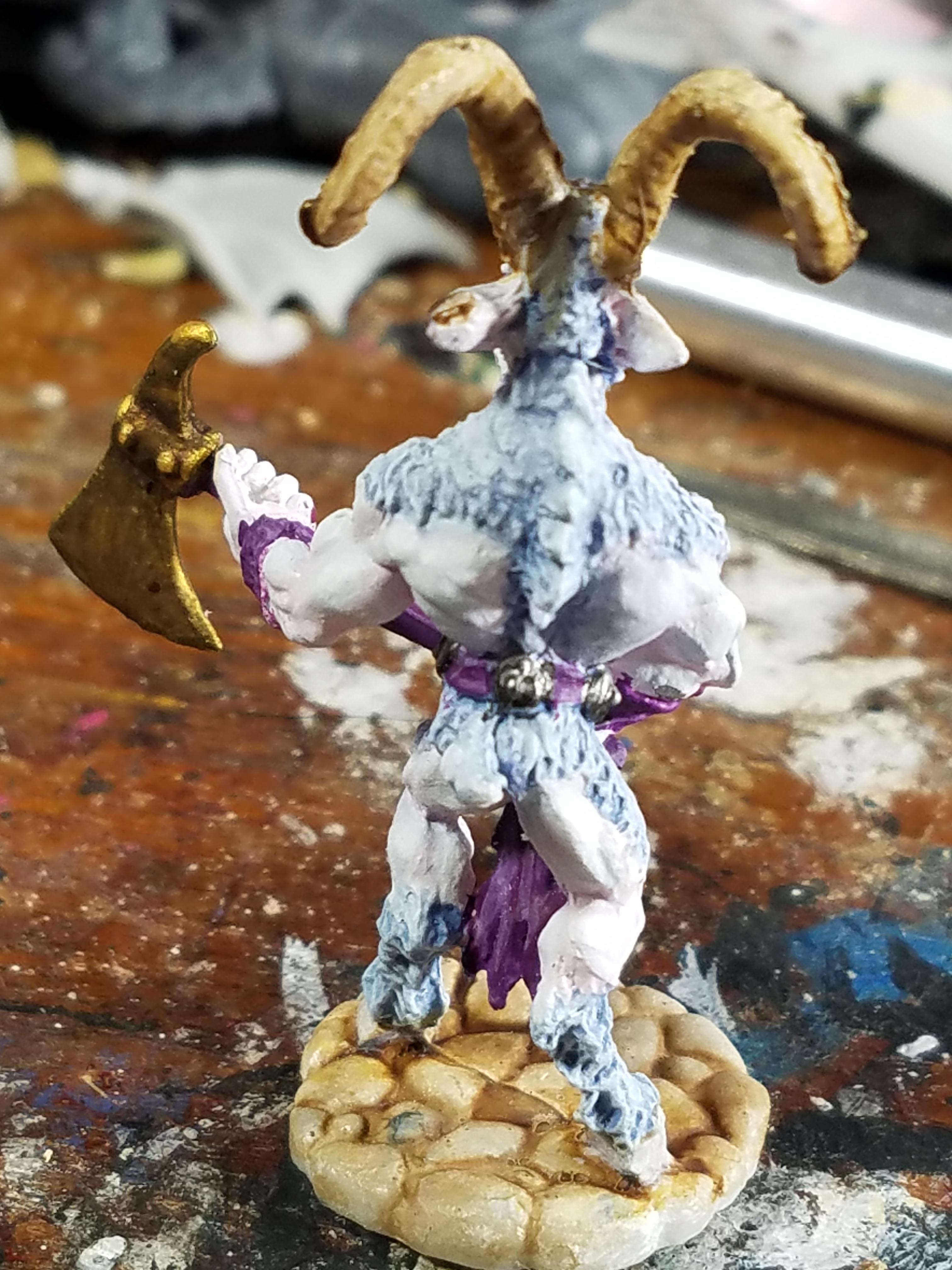 Beastmen, Goat Man, Reaper, Reaper Bones