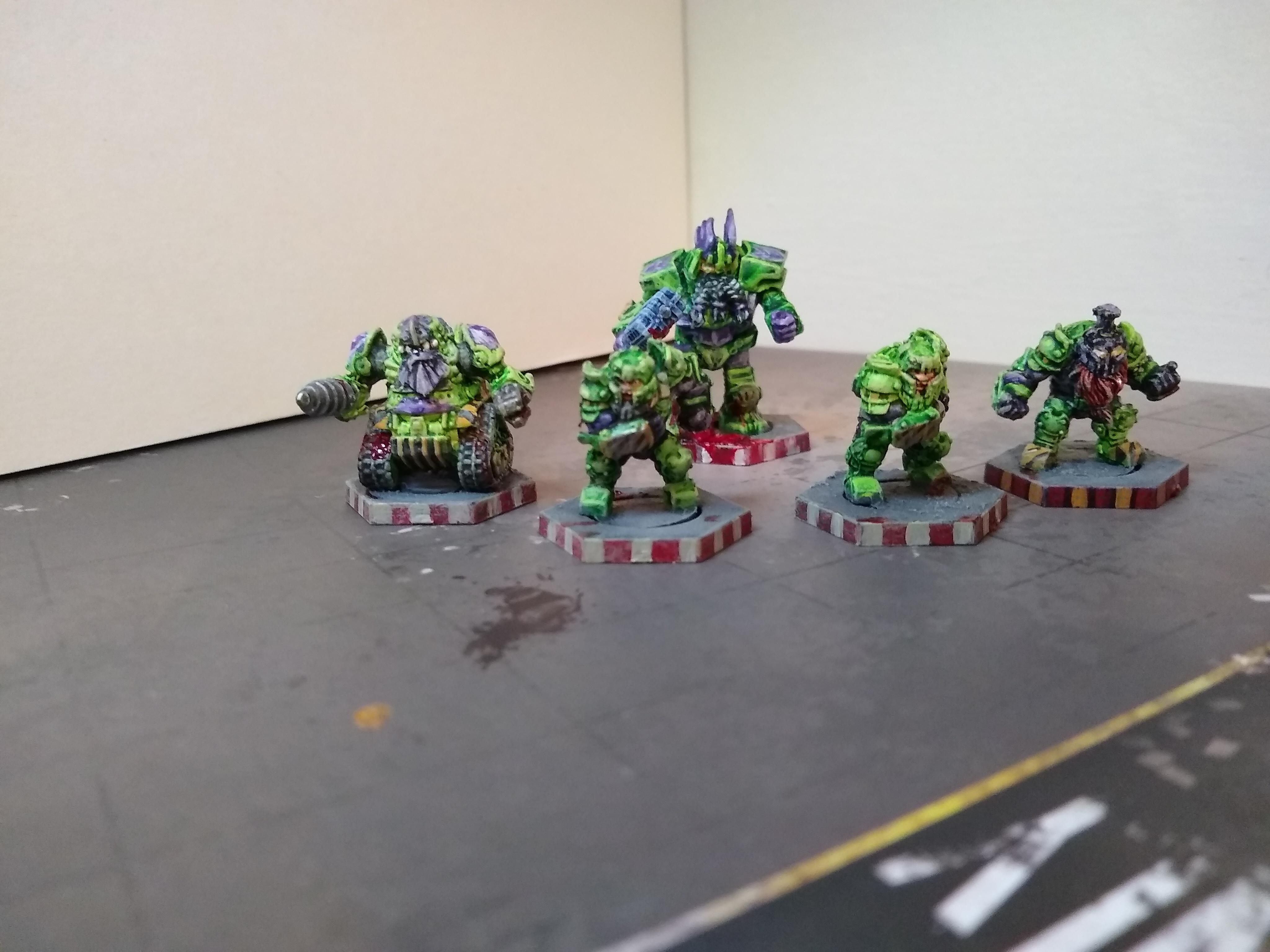 Darkmount Devastators Scavenger, Bonecrusher, Hightower, Gravedigger and Mixmaster