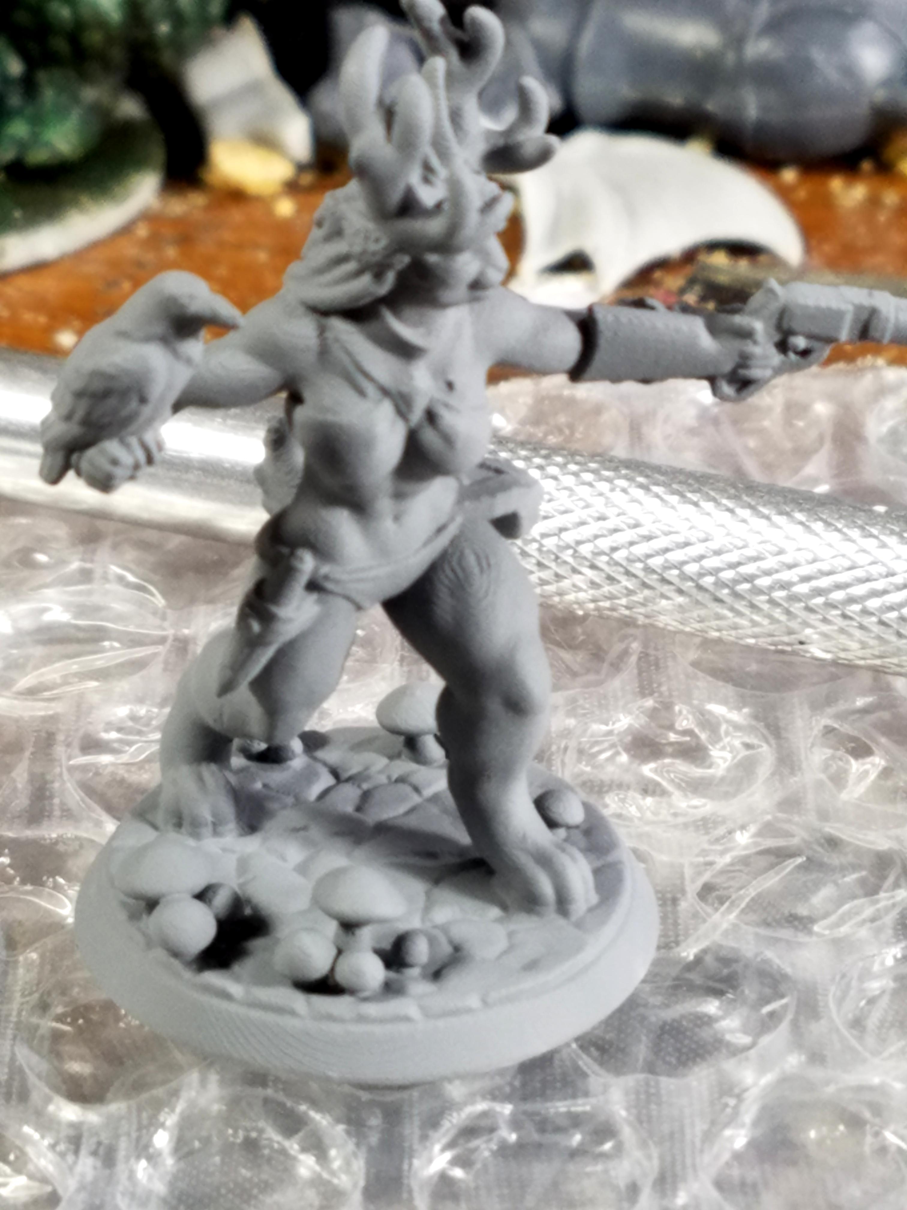 3d Printed, Furry, Hero Forge, Scantily Clad