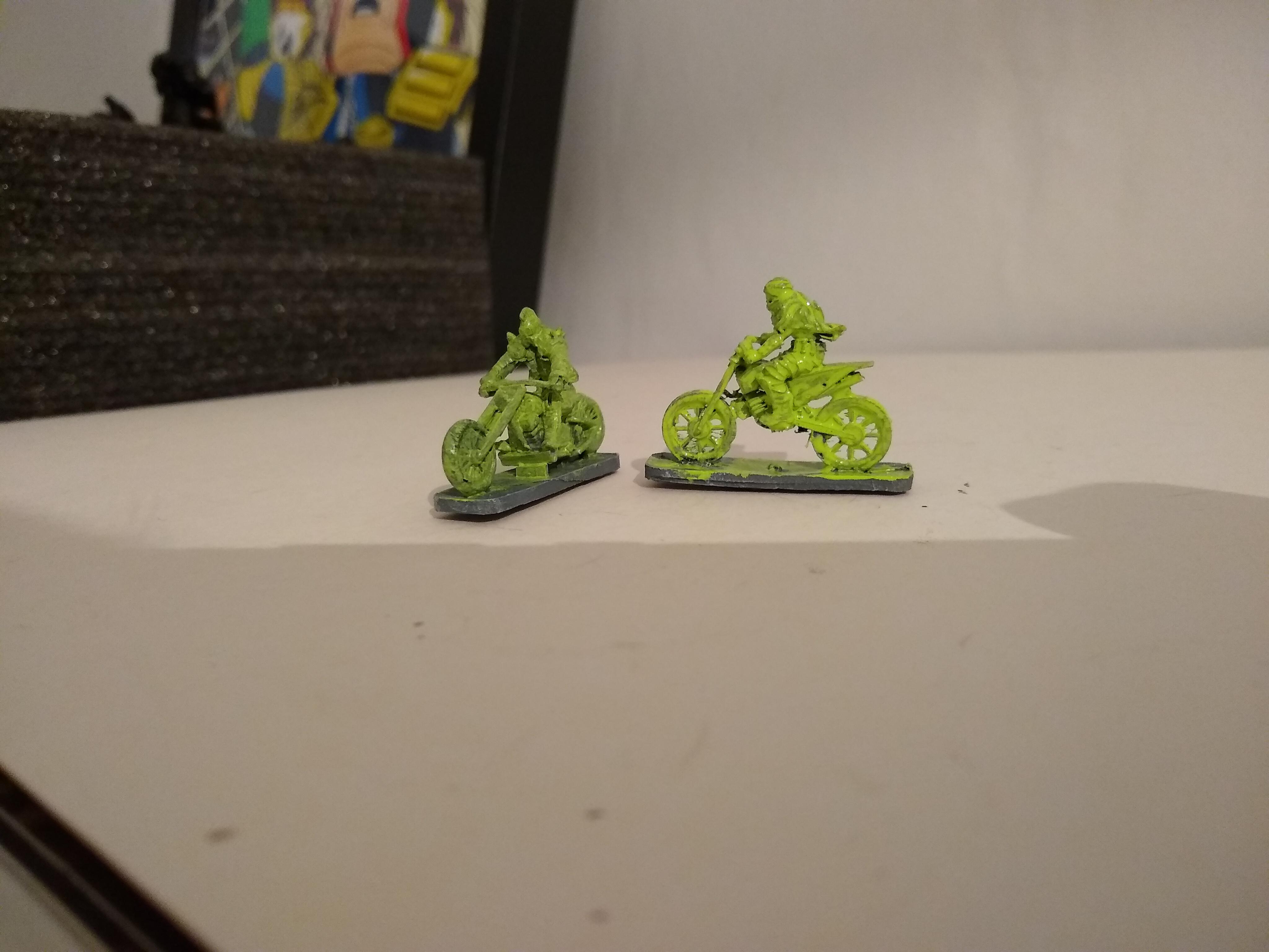 Sticky green ecto bikes